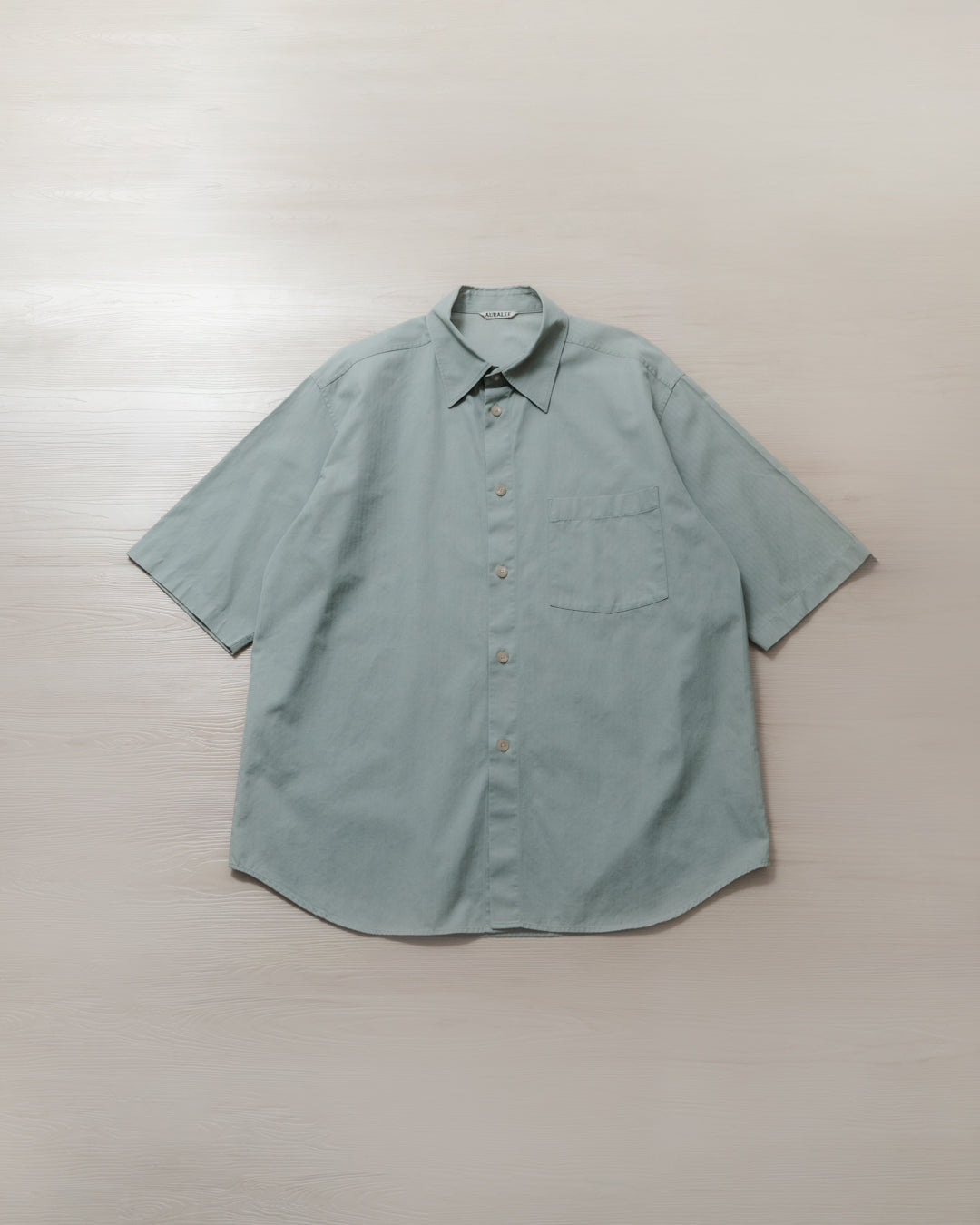 Washed Finx Herringbone Half Sleeved Shirts