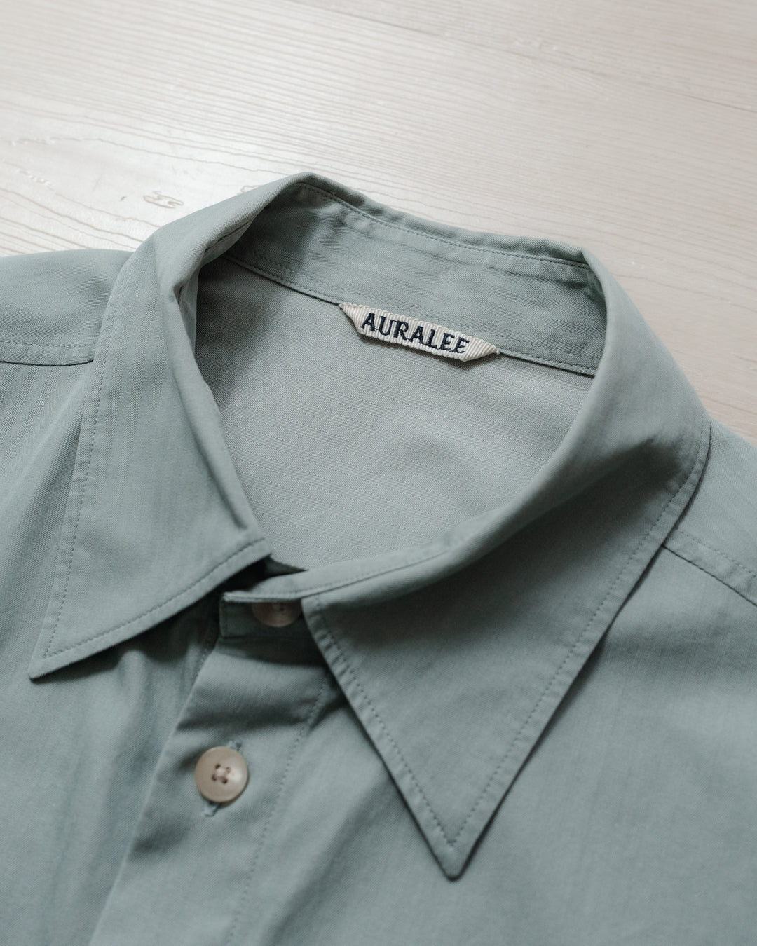 Washed Finx Herringbone Half Sleeved Shirts