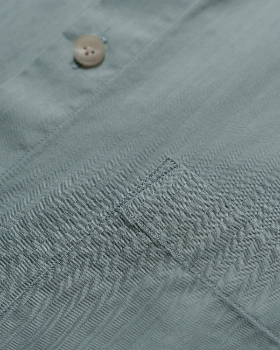 Washed Finx Herringbone Half Sleeved Shirts