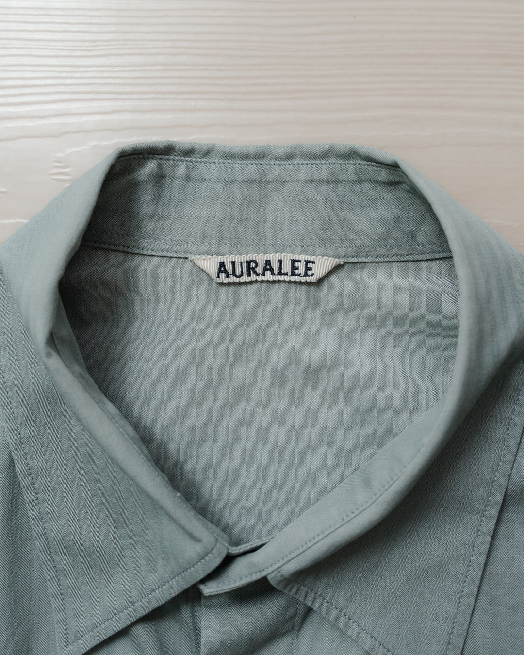 Washed Finx Herringbone Half Sleeved Shirts