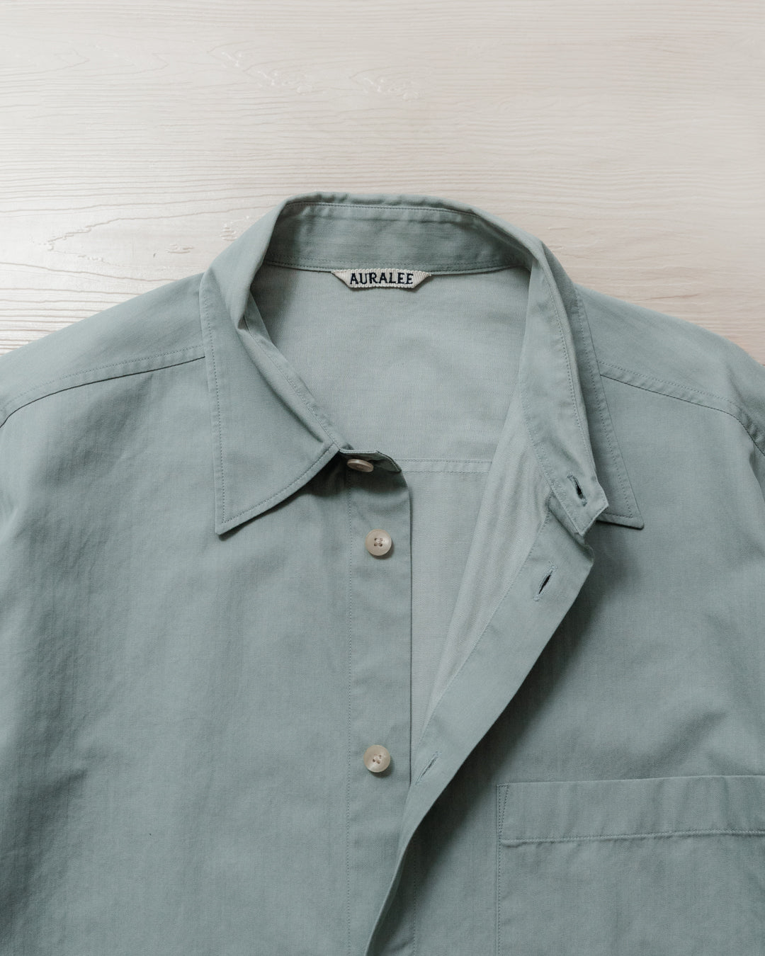 Washed Finx Herringbone Half Sleeved Shirts
