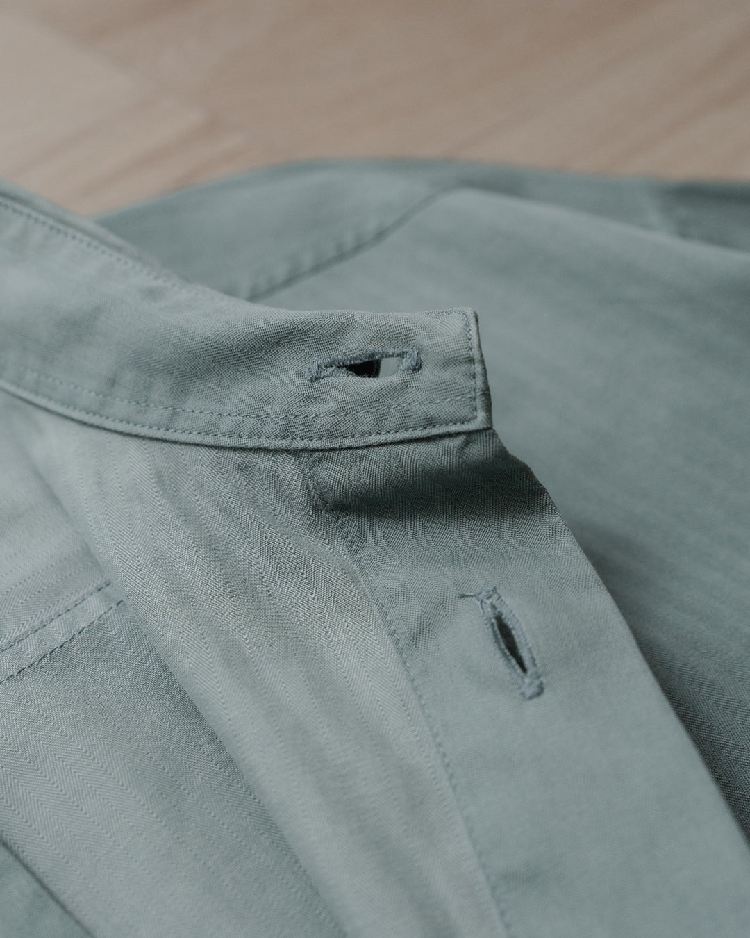 Washed Finx Herringbone Half Sleeved Shirts