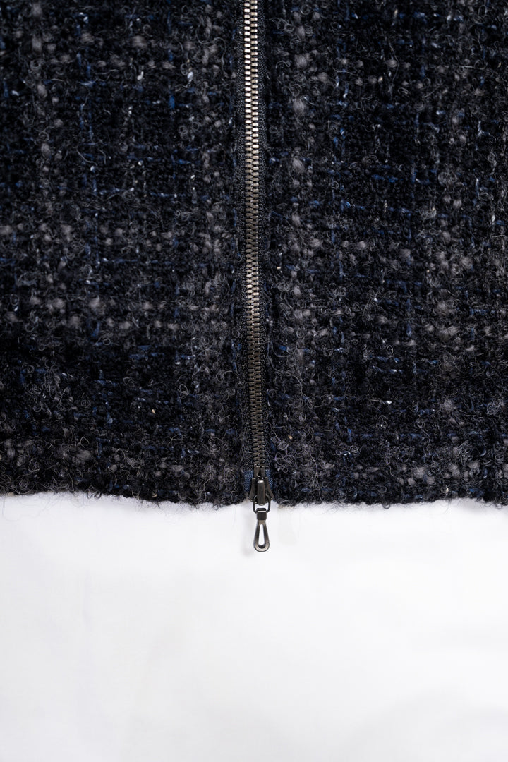 Alpaca Silk Tweed Zip