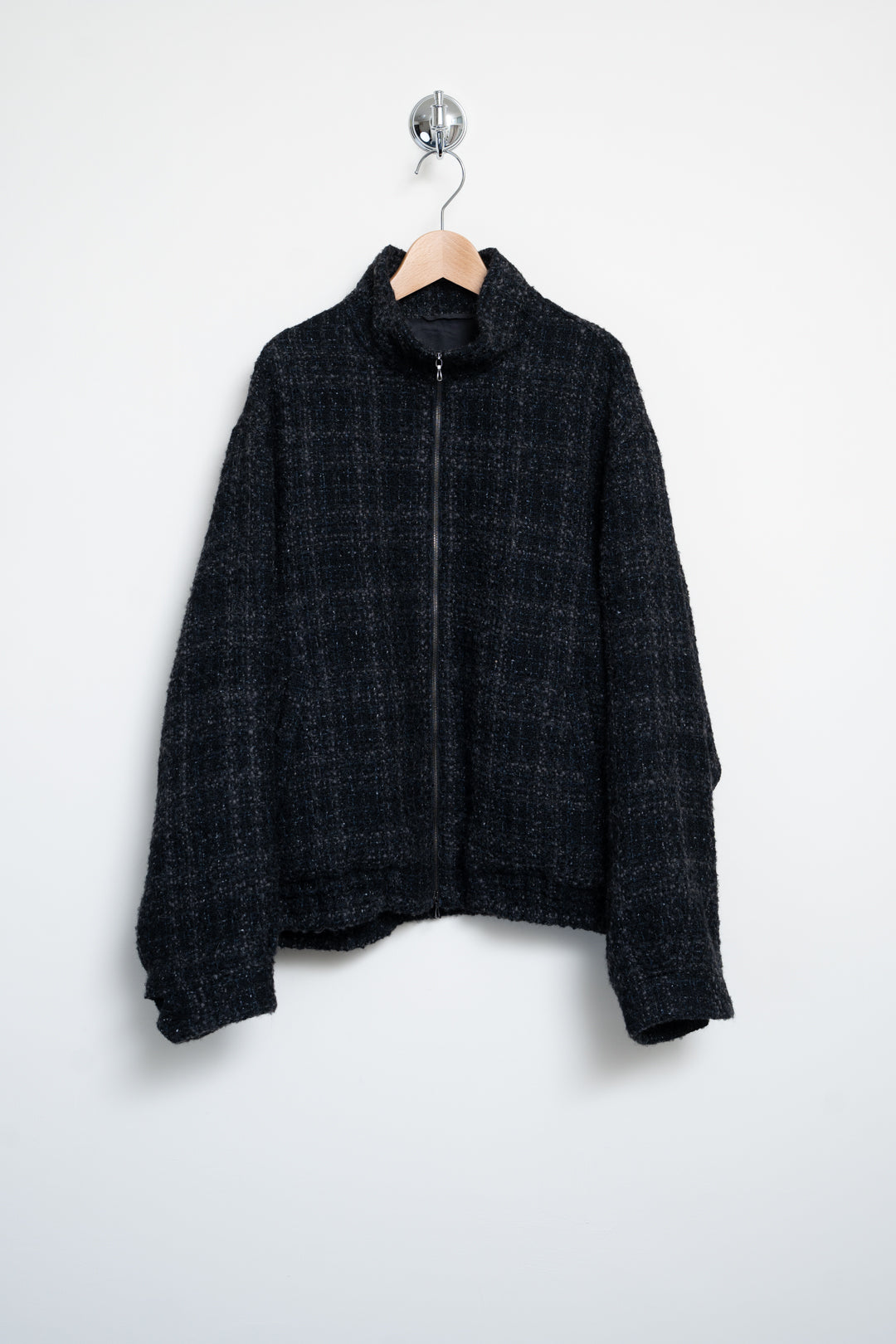 Alpaca Silk Tweed Zip