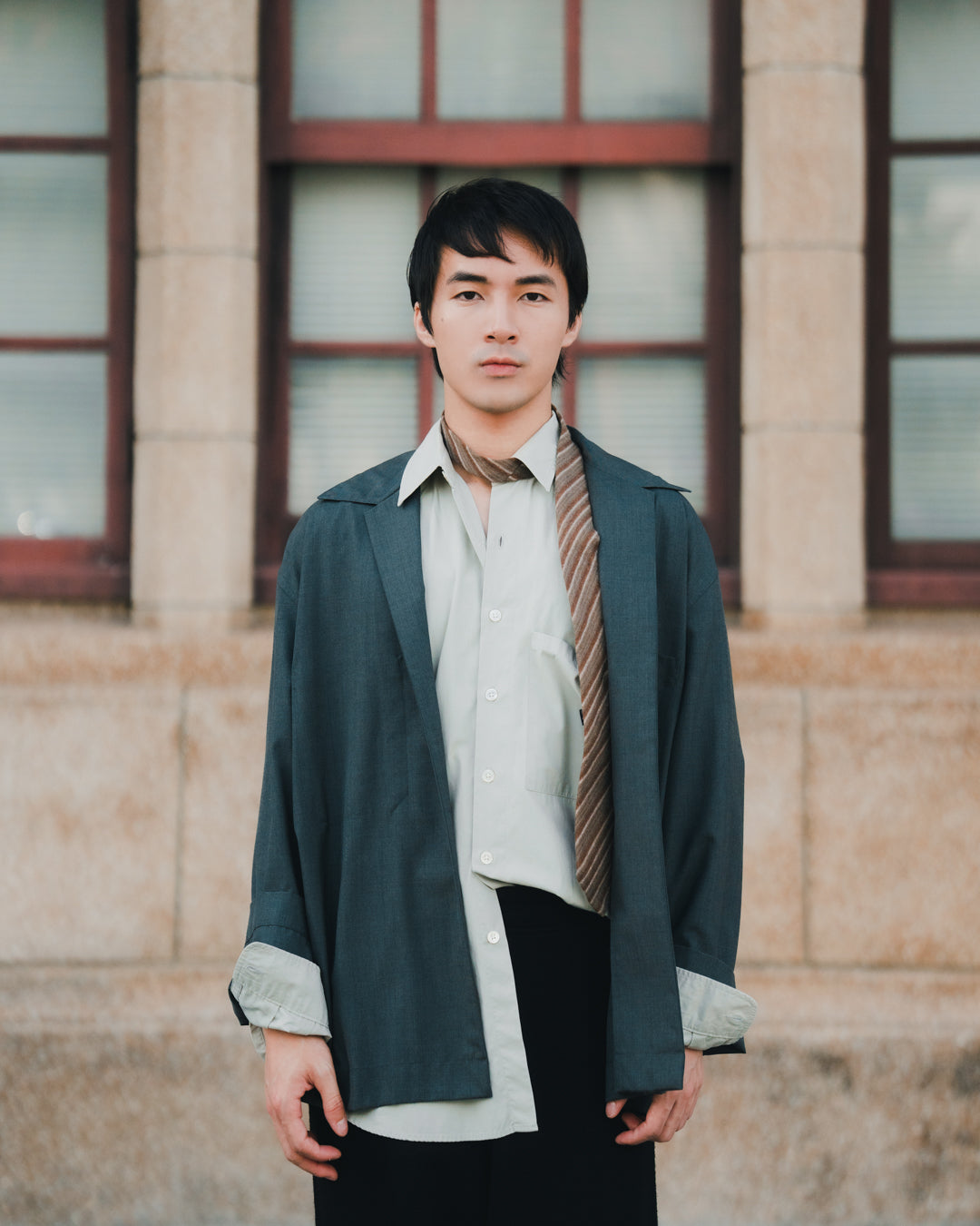 Wool Silk Tropical Shirts Jacket