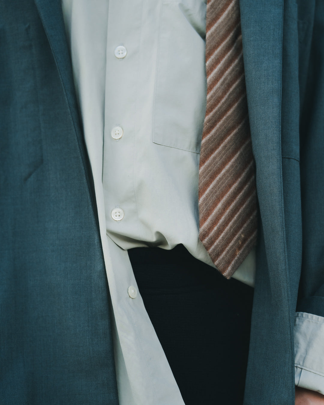 Wool Silk Tropical Shirts Jacket