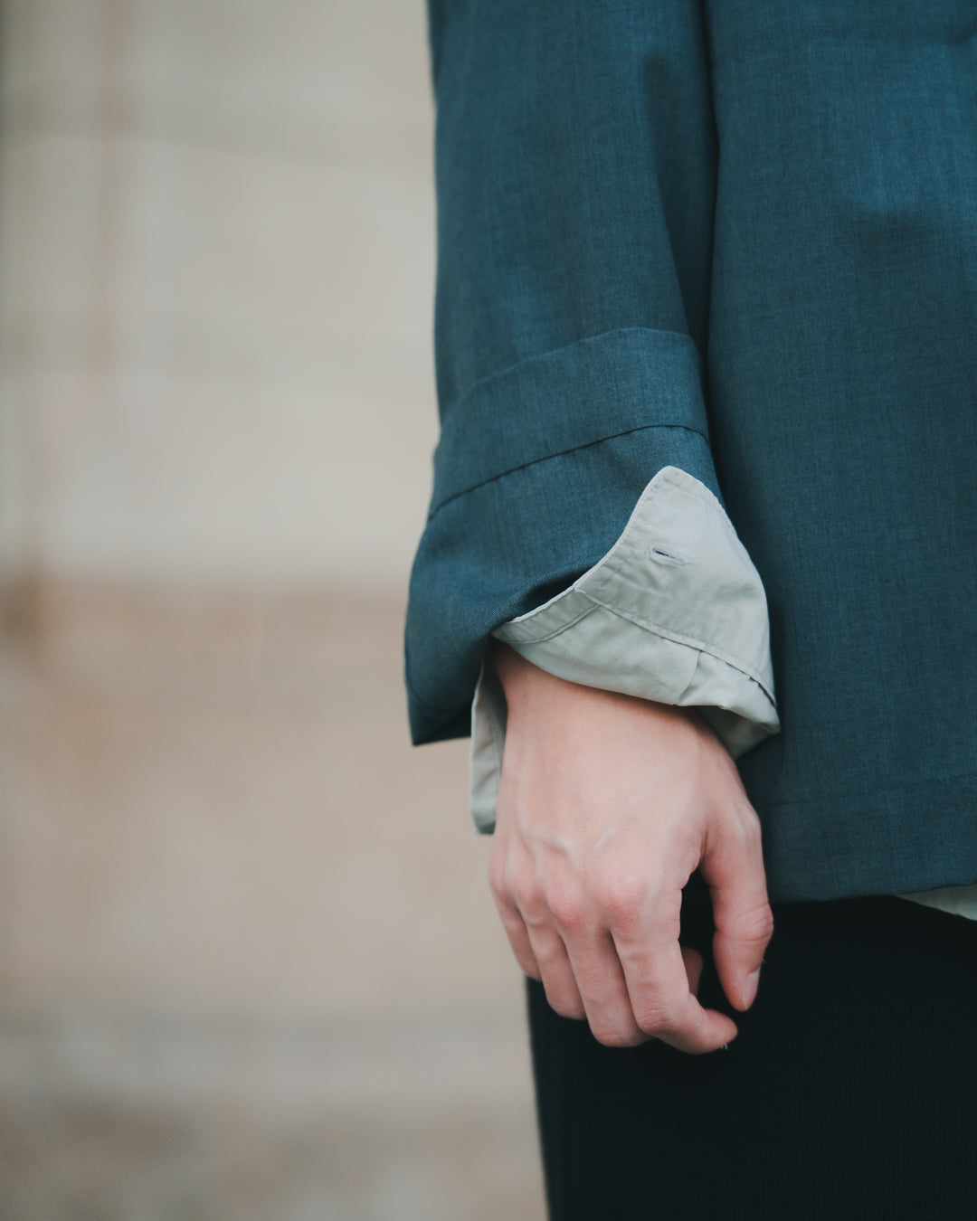 Wool Silk Tropical Shirts Jacket