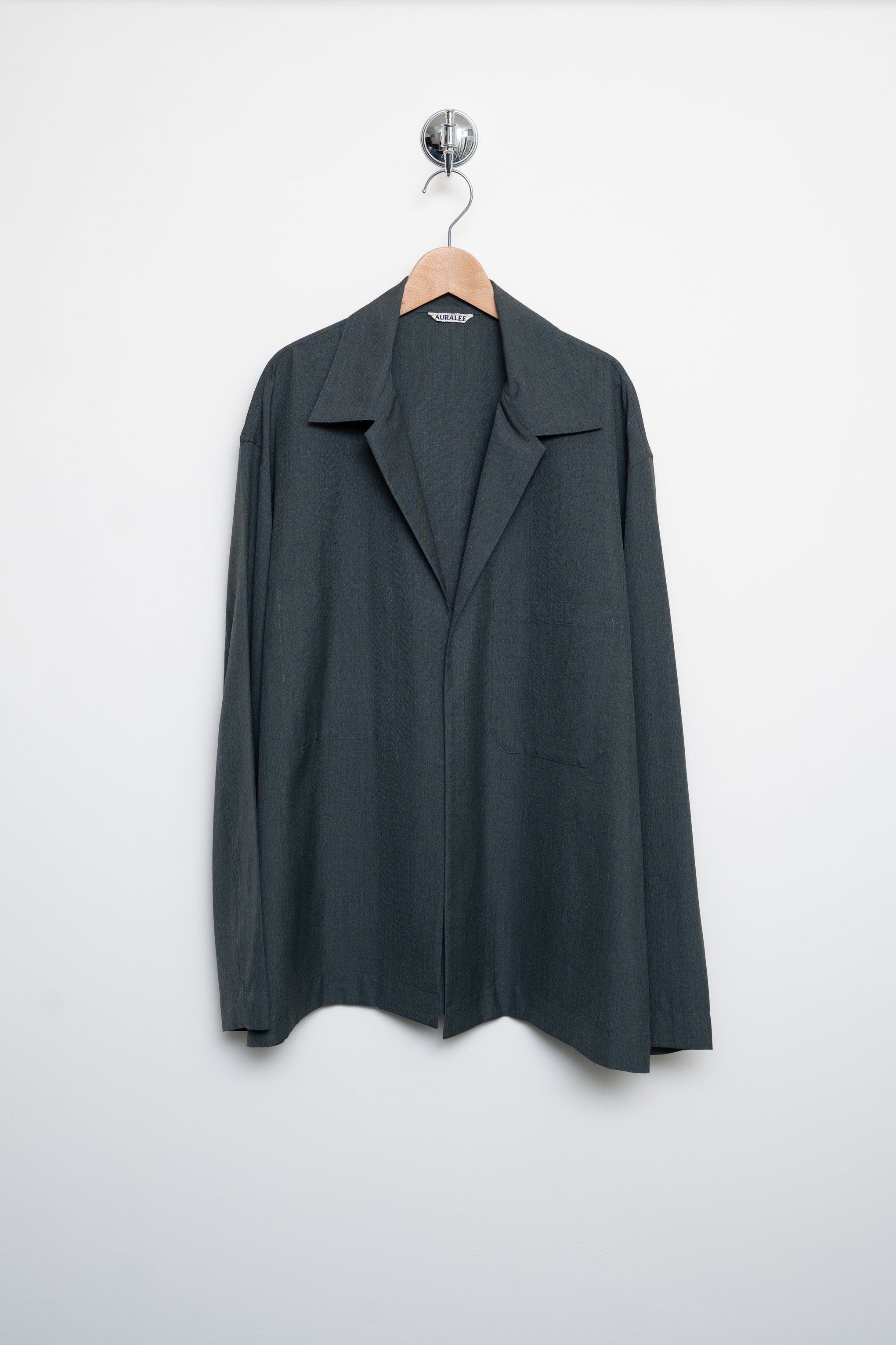 Wool Silk Tropical Shirts Jacket