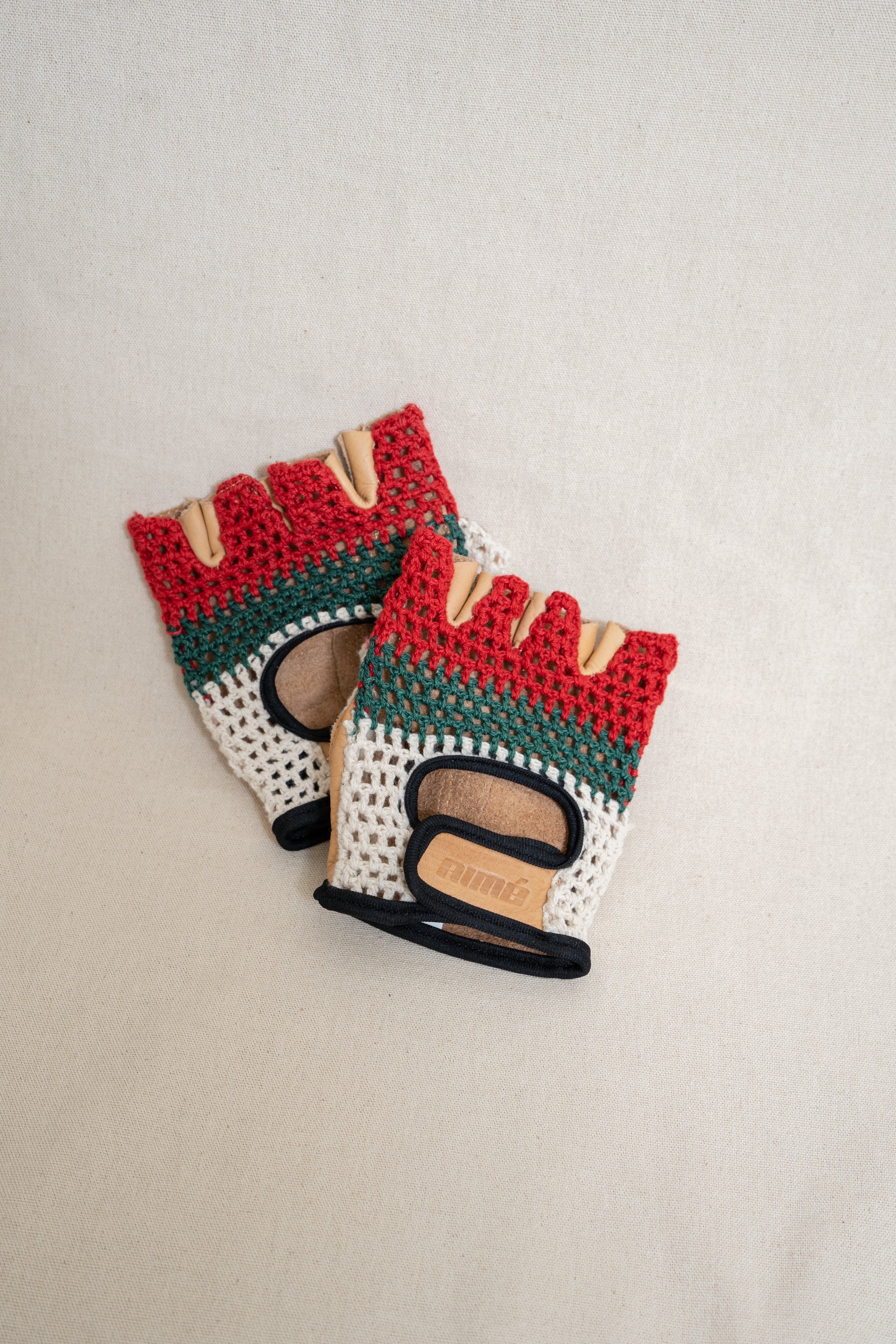 Crochet Cutoff Cycling Gloves