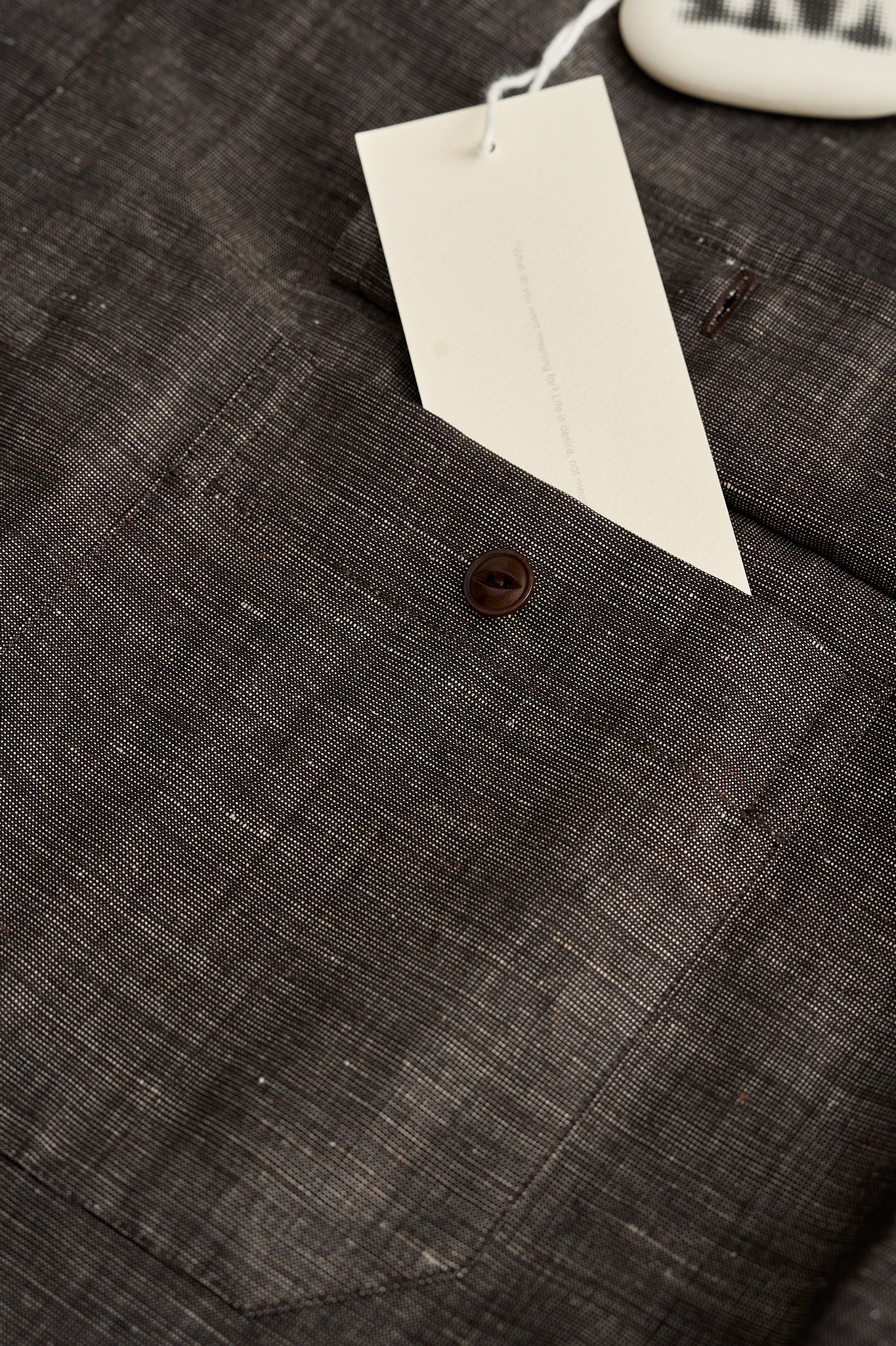 Linen Wool Pinhead Shirt
