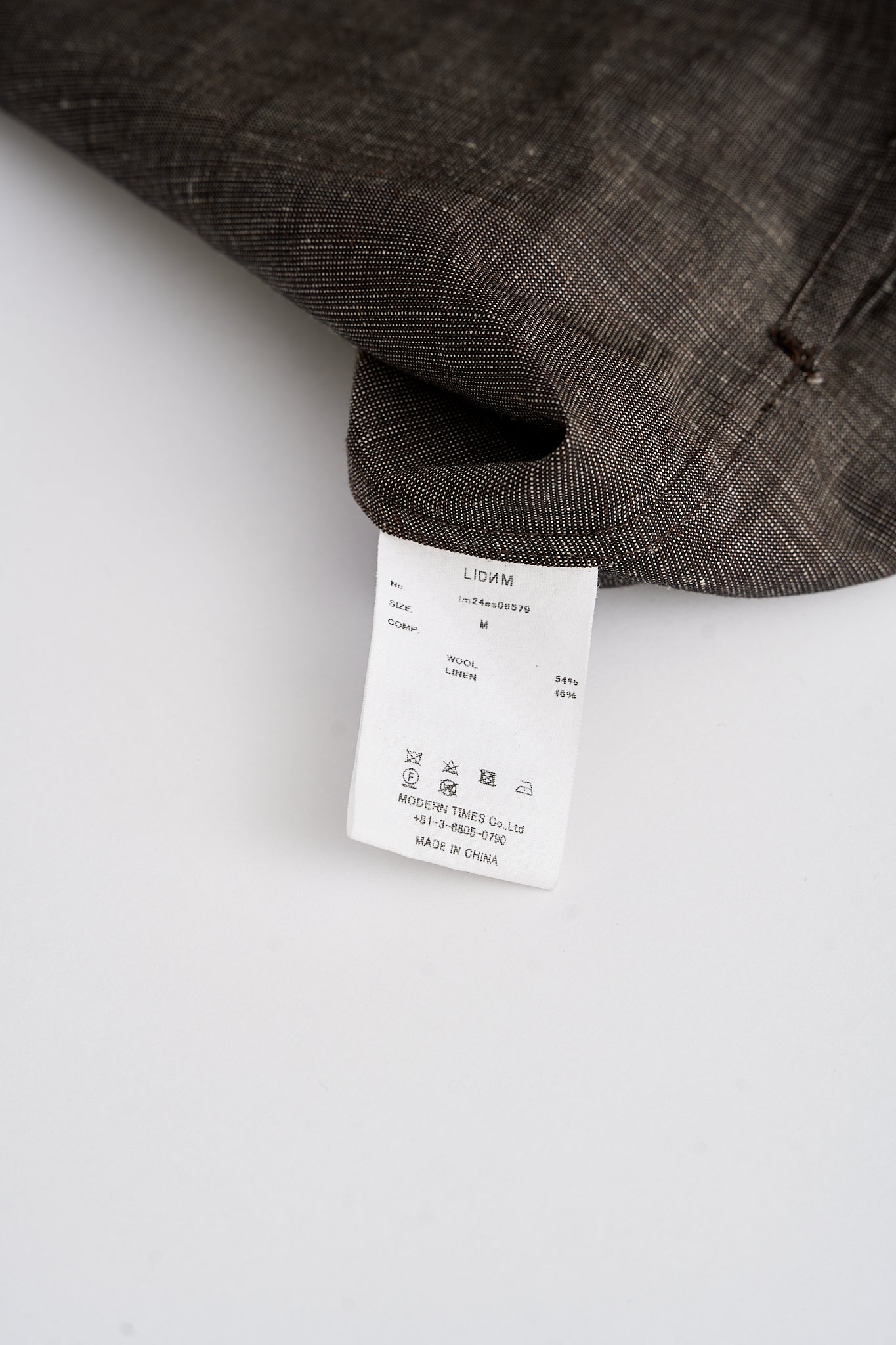 Linen Wool Pinhead Shirt