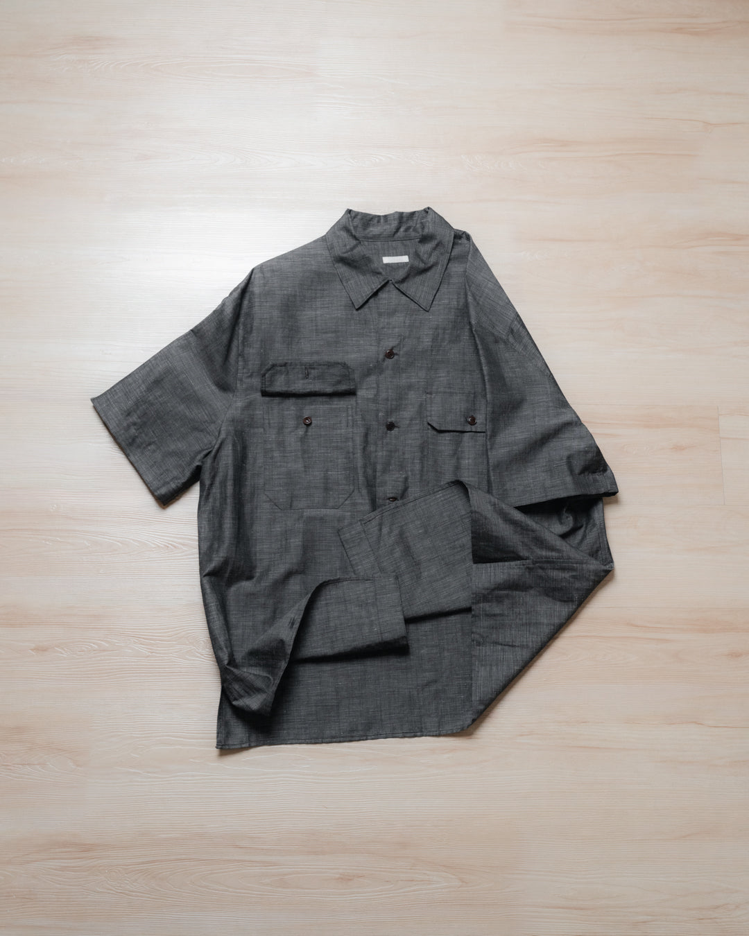 Linen Wool Pinhead Shirt