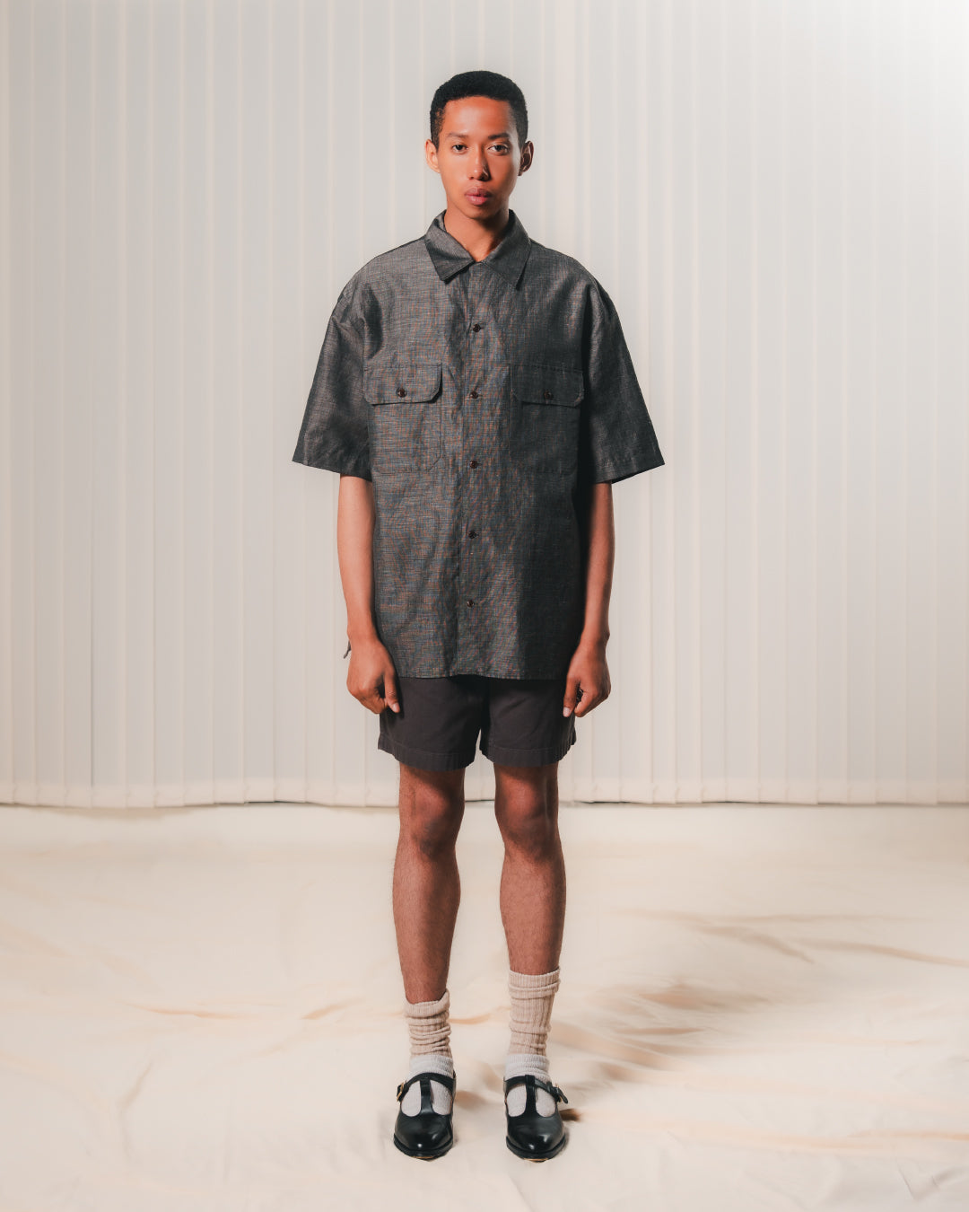 Linen Wool Pinhead Shirt