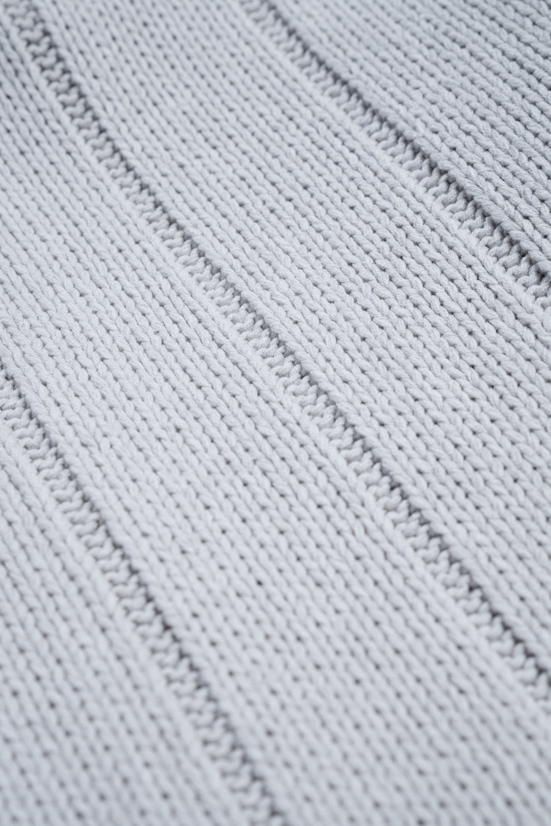 Balloon CTN Wide/Rib Henley Neck Sweater - Loose