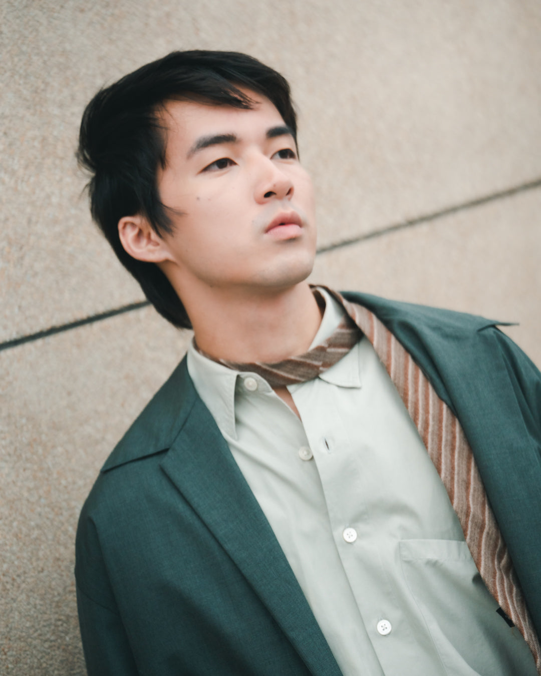 Wool Silk Tropical Shirts Jacket