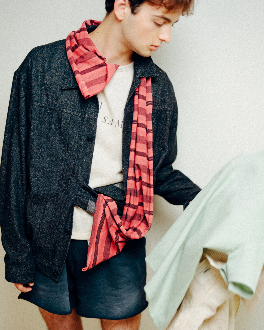 美品　LIDNM SILK DENIM 213 JACKET Lサイズ Silk Denim 213 Jacket – SAMBASHI