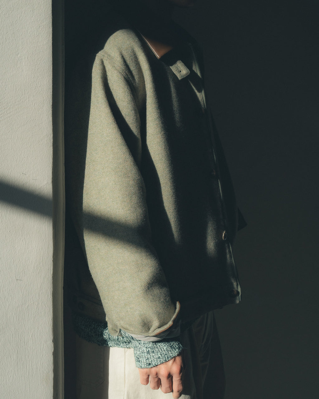 B-6 Wool Tweed PO Zip Blouson (POP-UP limited)