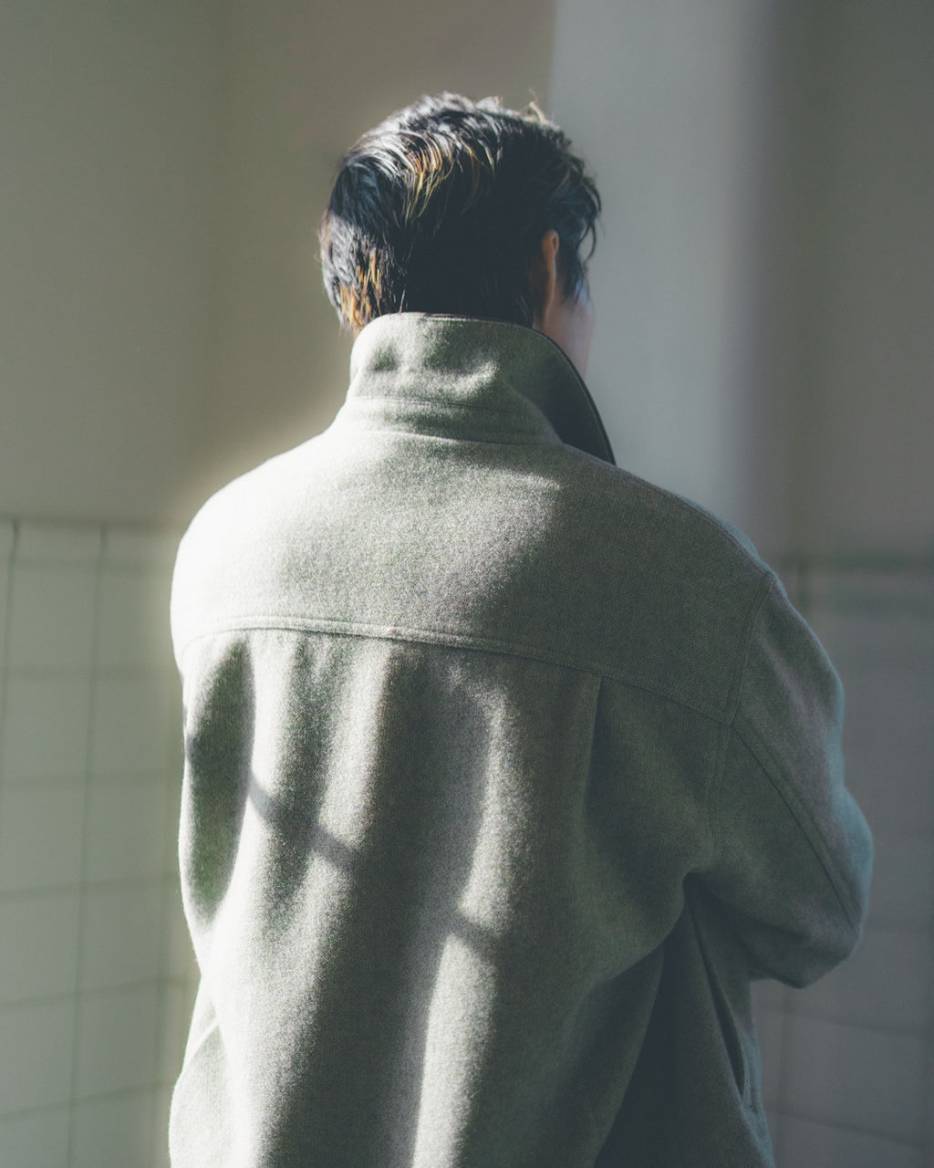 B-6 Wool Tweed PO Zip Blouson (POP-UP limited)