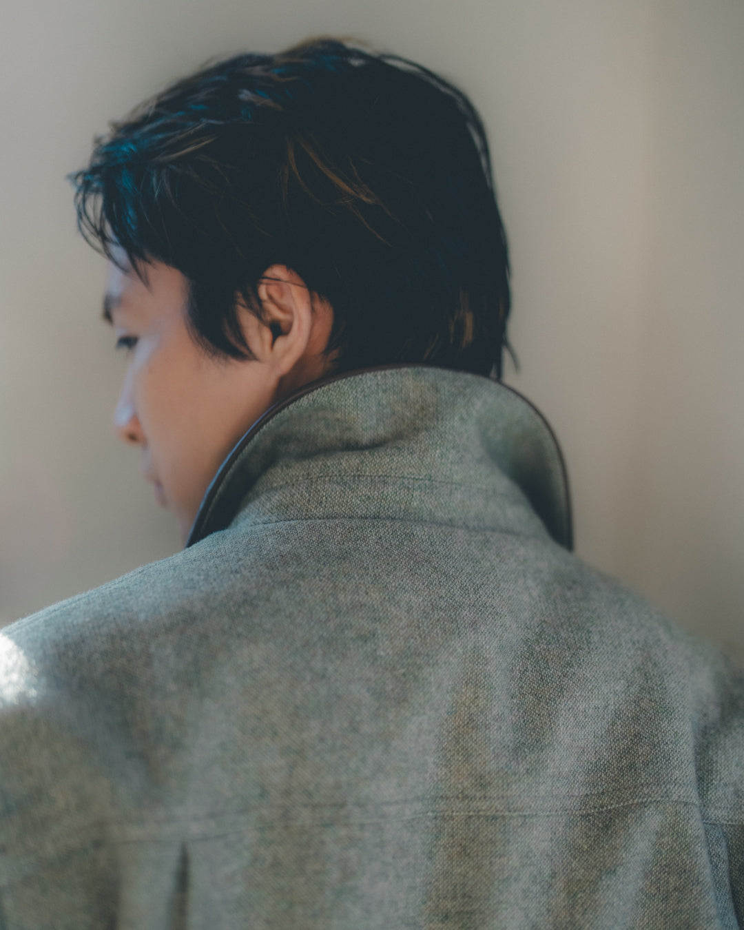 B-6 Wool Tweed PO Zip Blouson (POP-UP limited)