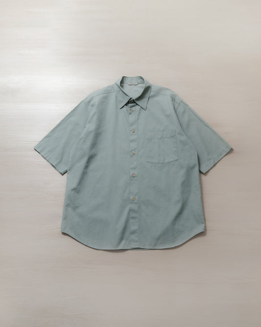Washed Finx Herringbone Half Sleeved Shirts