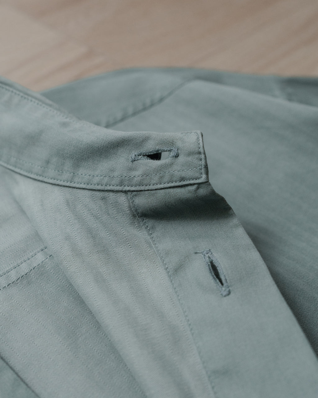 Washed Finx Herringbone Half Sleeved Shirts