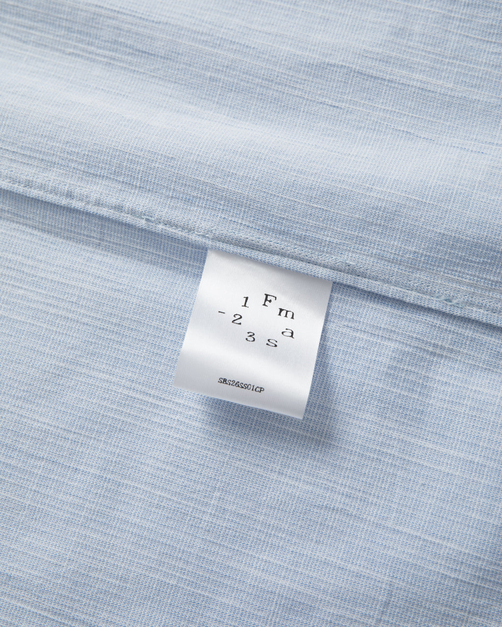 SAMBASHI - Airy Slub Stretch Half-Sleeved Shirt (Sky)