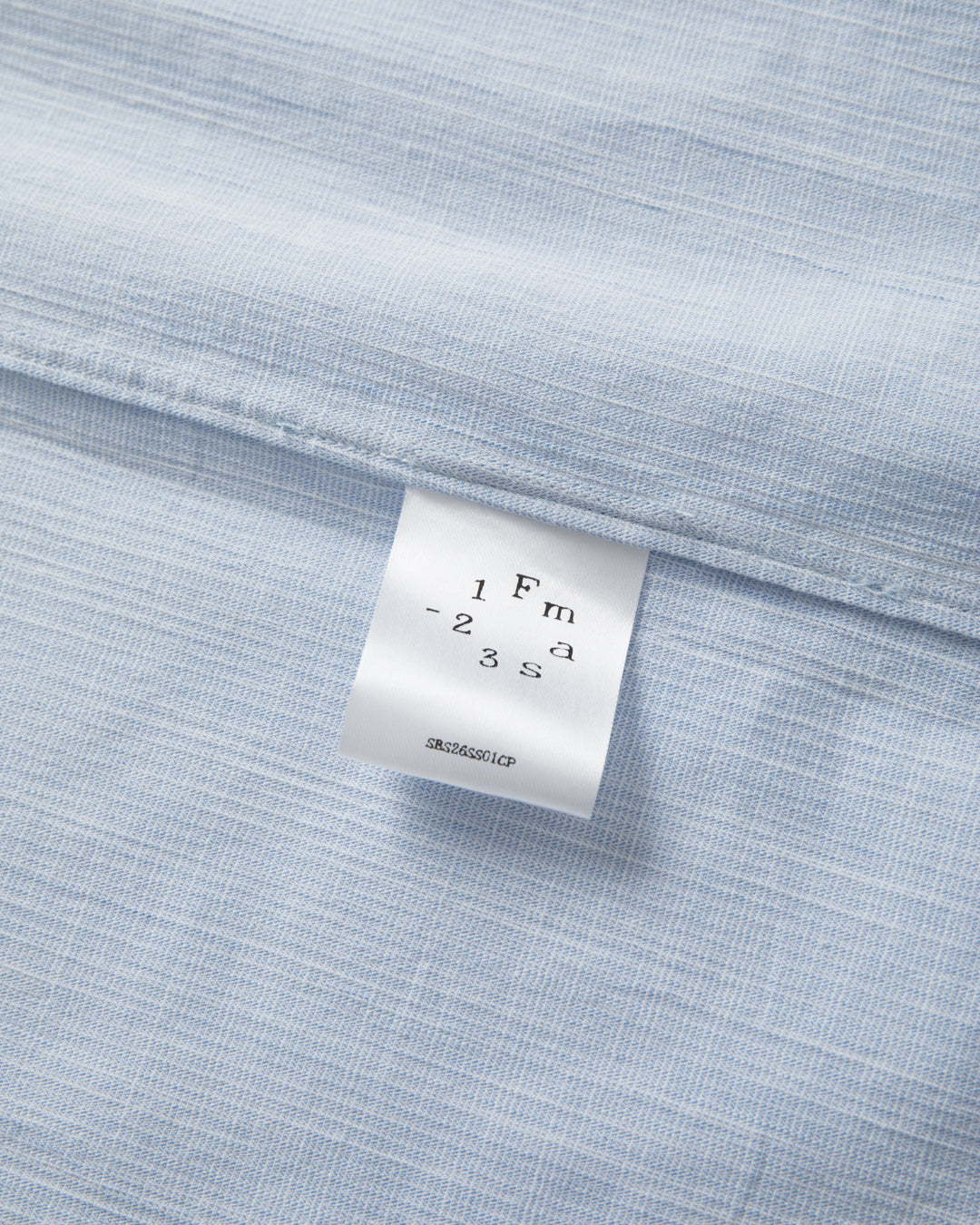 SAMBASHI - Airy Slub Stretch Half-Sleeved Shirt (Sky)