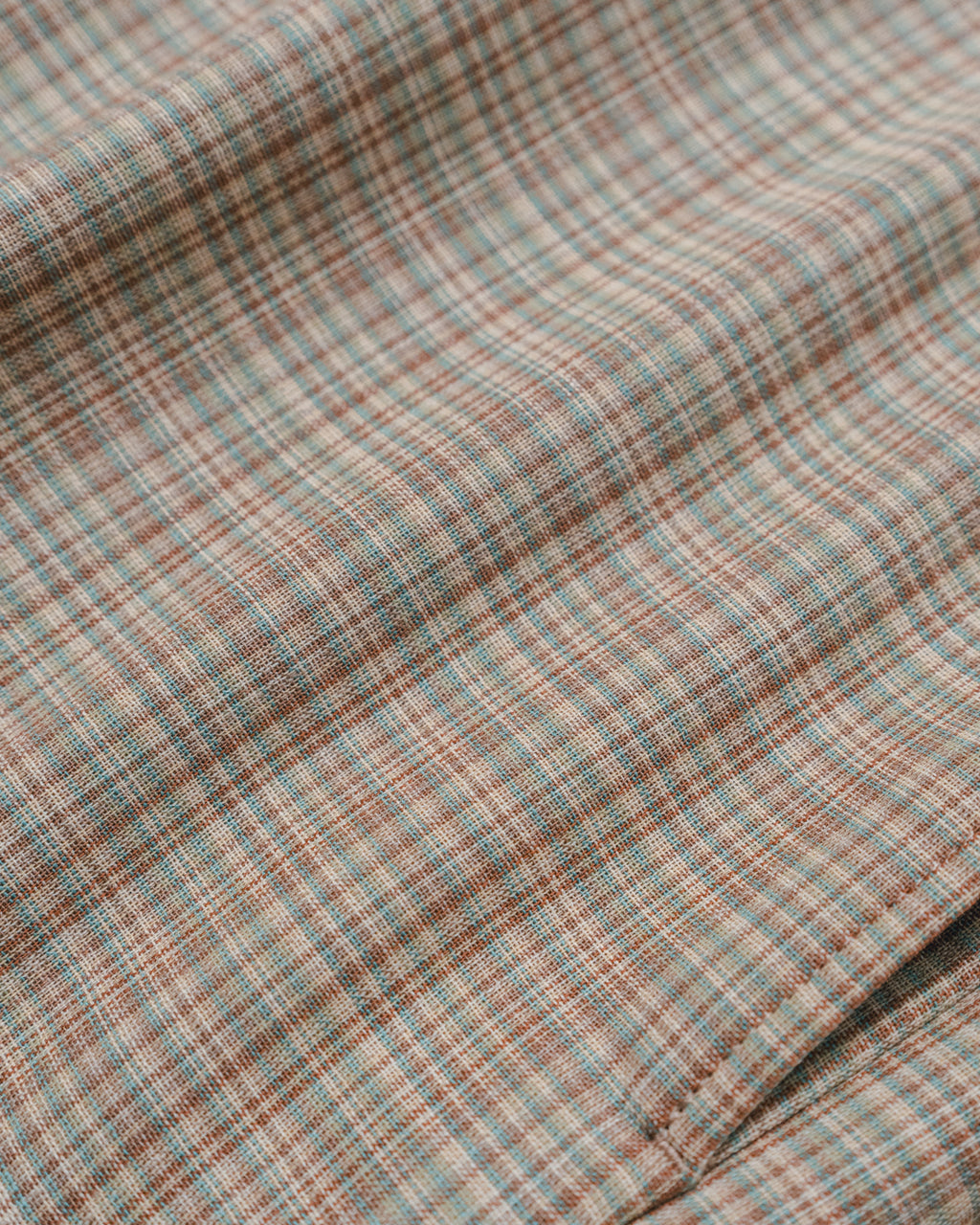 Hard Twist Wool Double Face Check Slacks