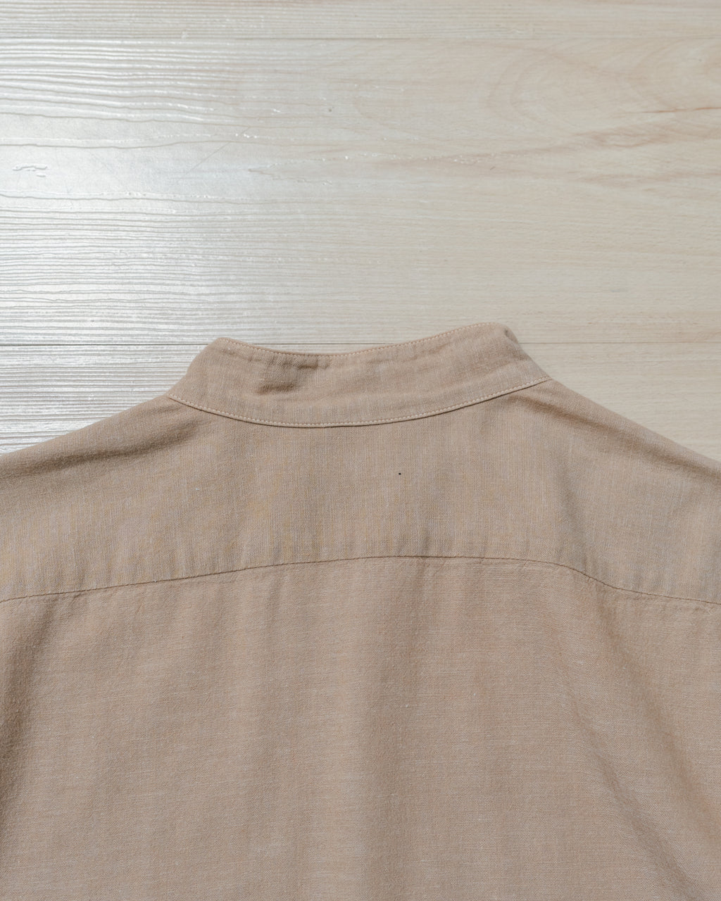 Band Collar Pullover Shirt