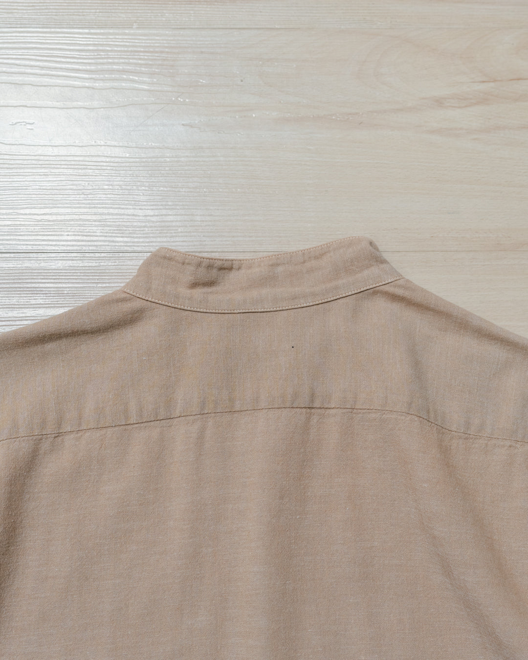 Band Collar Pullover Shirt