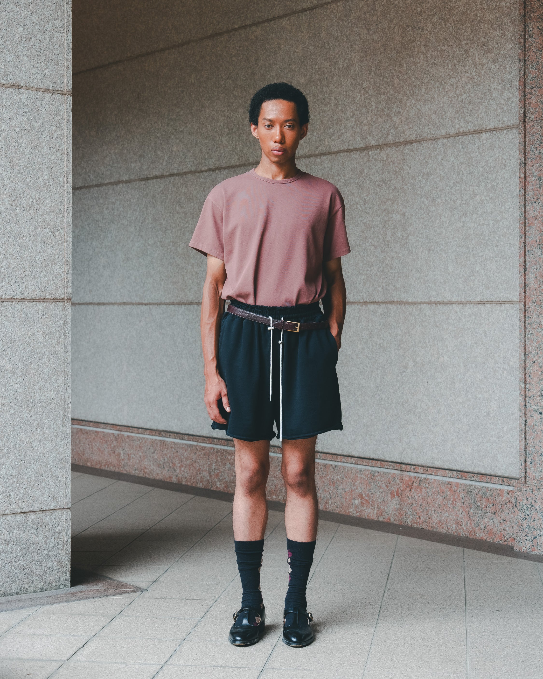 SAMBASHI - PreDye Double Double French Terry Shorts