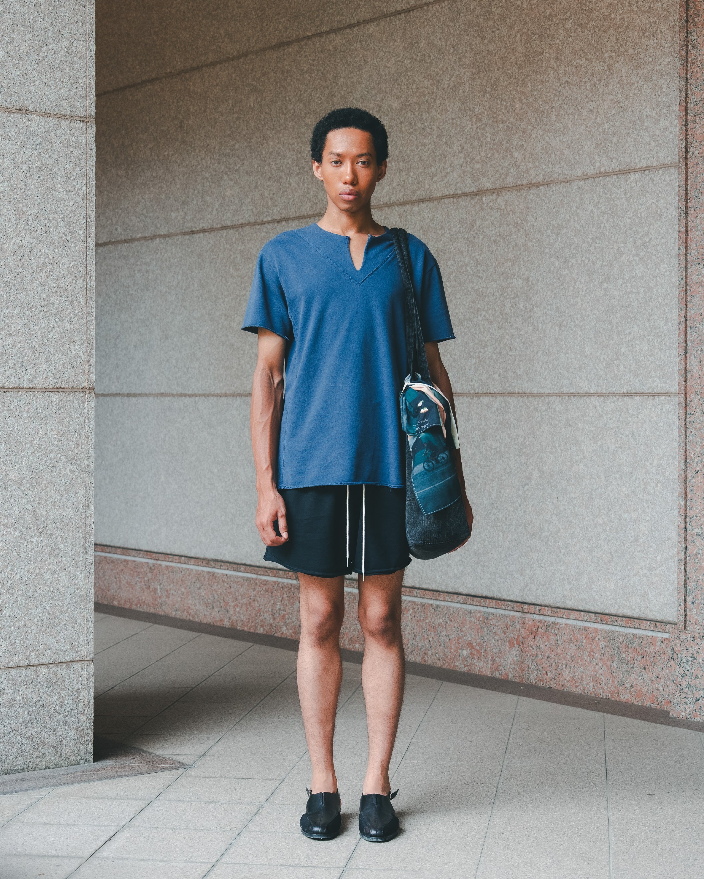 SAMBASHI - PreDye Double Double French Terry Shorts