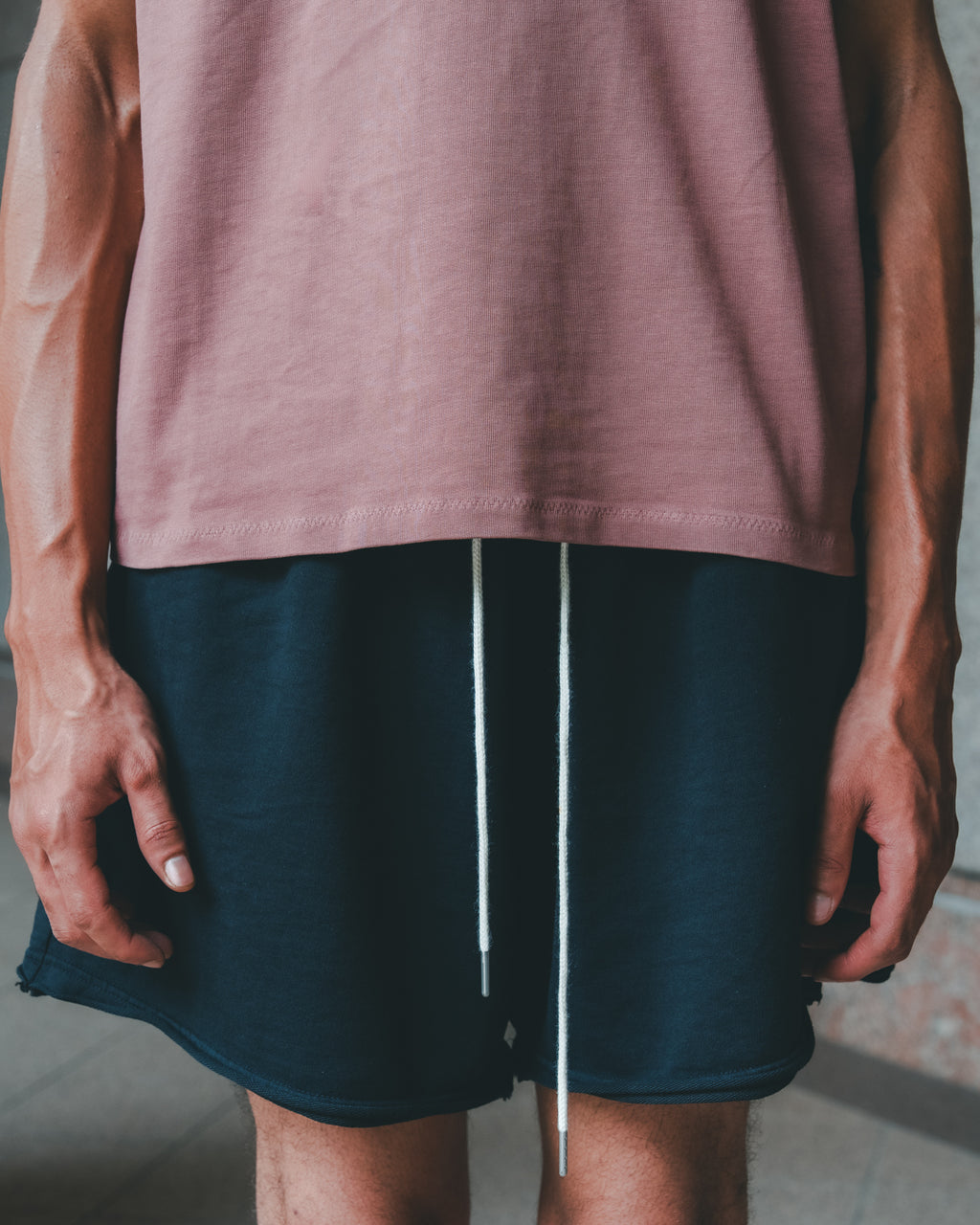 SAMBASHI - PreDye Double Double French Terry Shorts