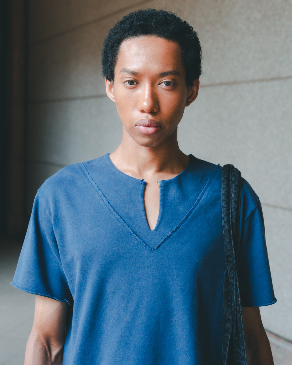 SAMBASHI - PreDye Cotton V-Neck Lucas French Terry