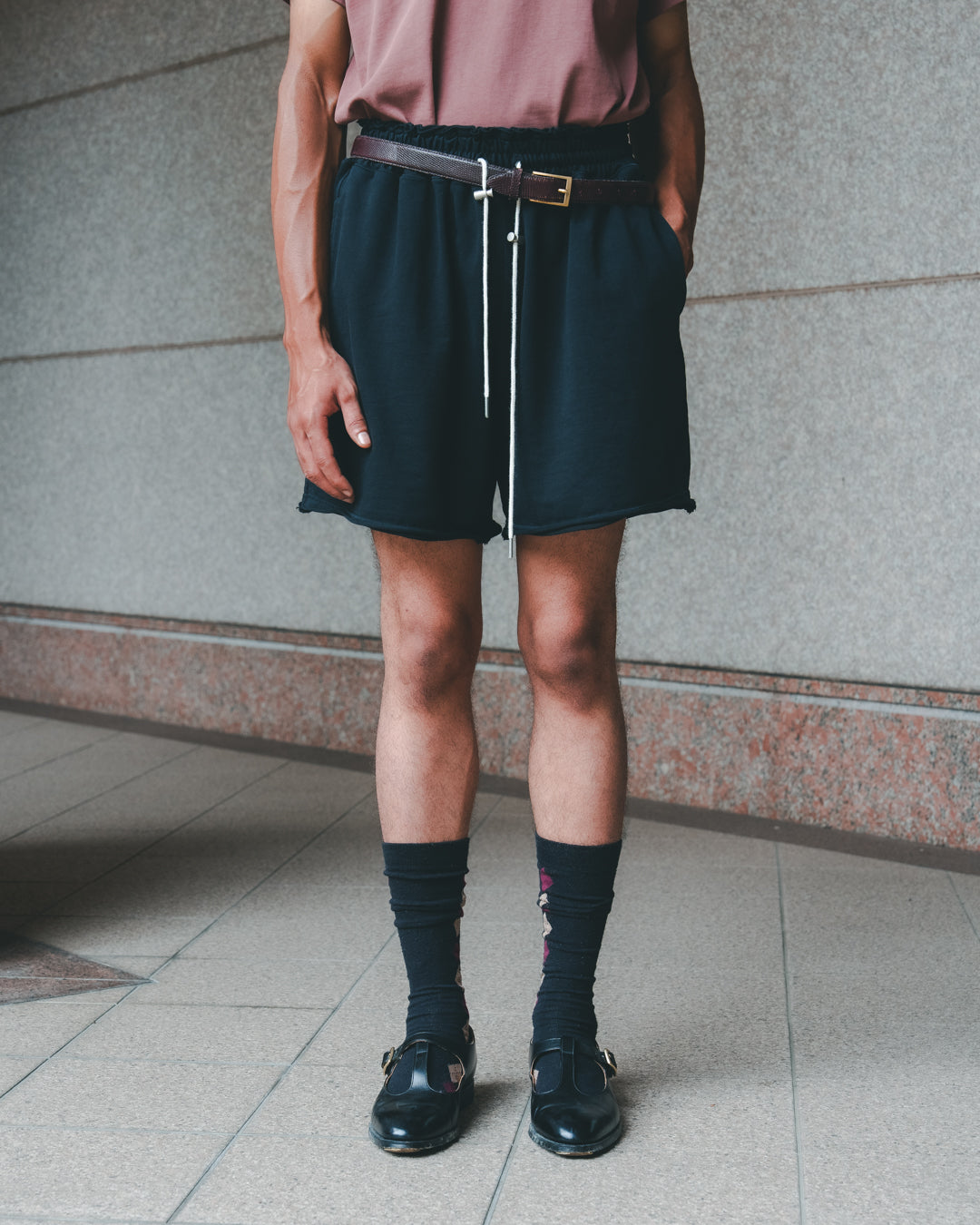 SAMBASHI - PreDye Double Double French Terry Shorts