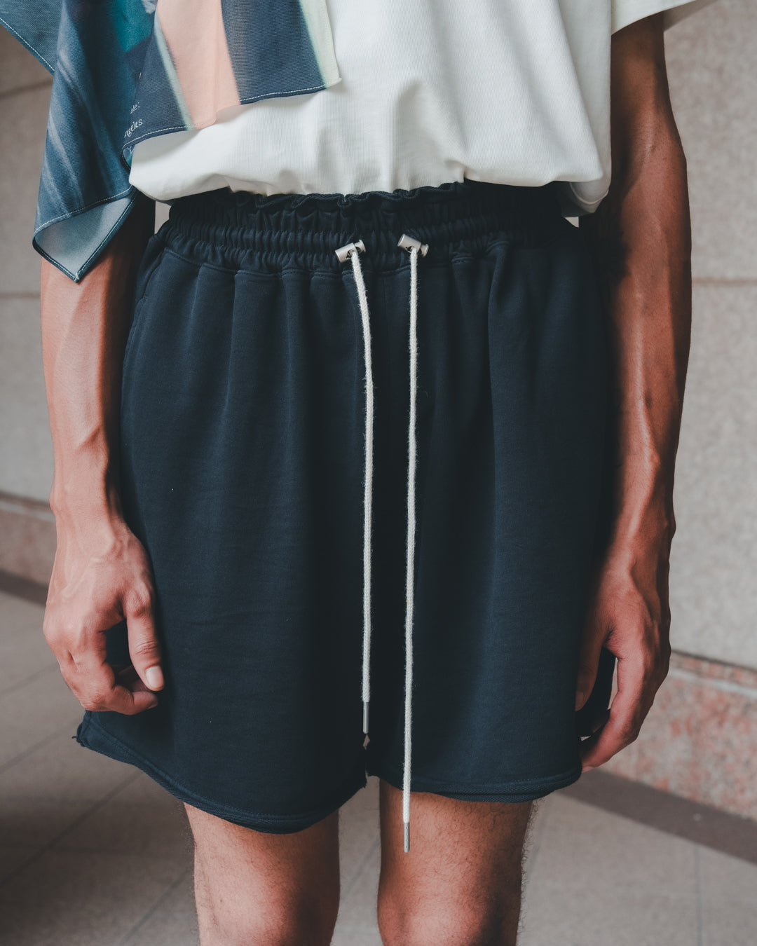 SAMBASHI - PreDye Double Double French Terry Shorts