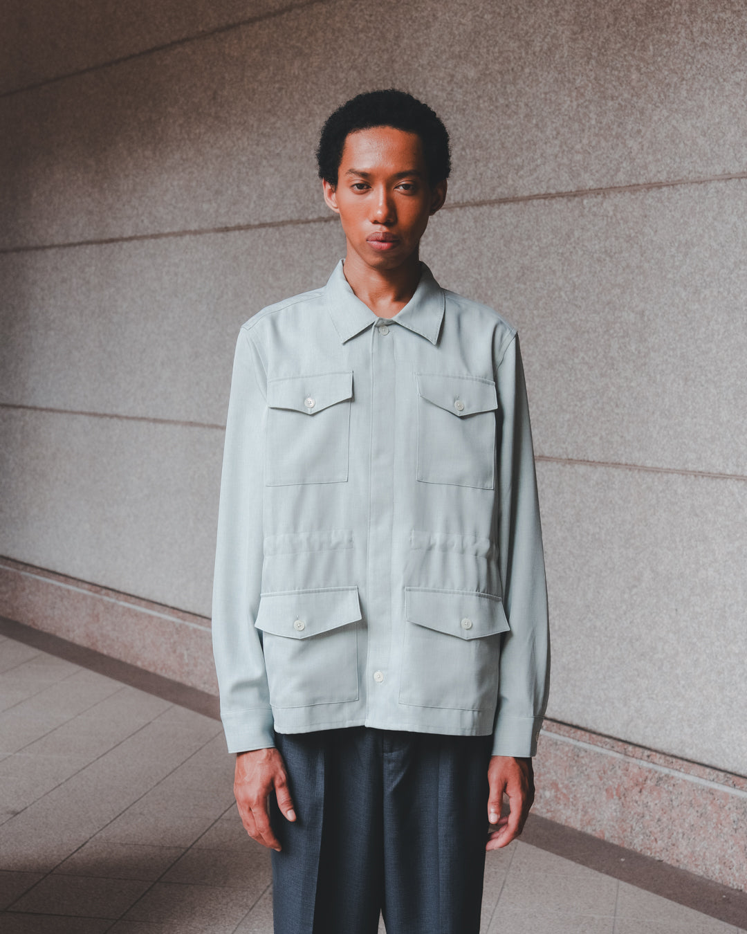 SAMBASHI -Gabardine M65 BDU Military Shirt