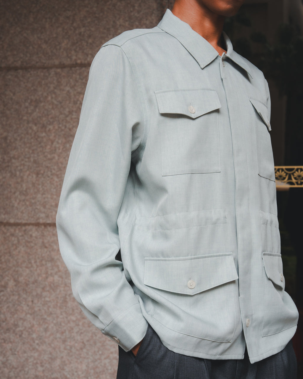 SAMBASHI -Gabardine M65 BDU Military Shirt