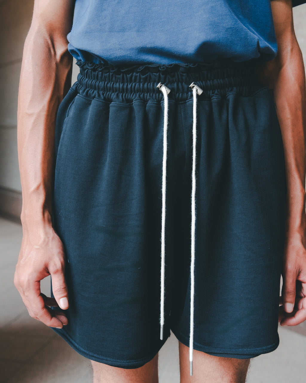 SAMBASHI - PreDye Double Double French Terry Shorts