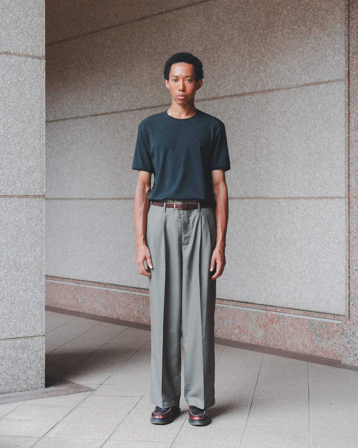 SAMBASHI - Dual Seam Lyocell Jersey Tee
