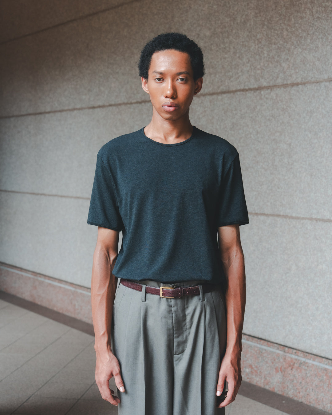SAMBASHI - Dual Seam Lyocell Jersey Tee