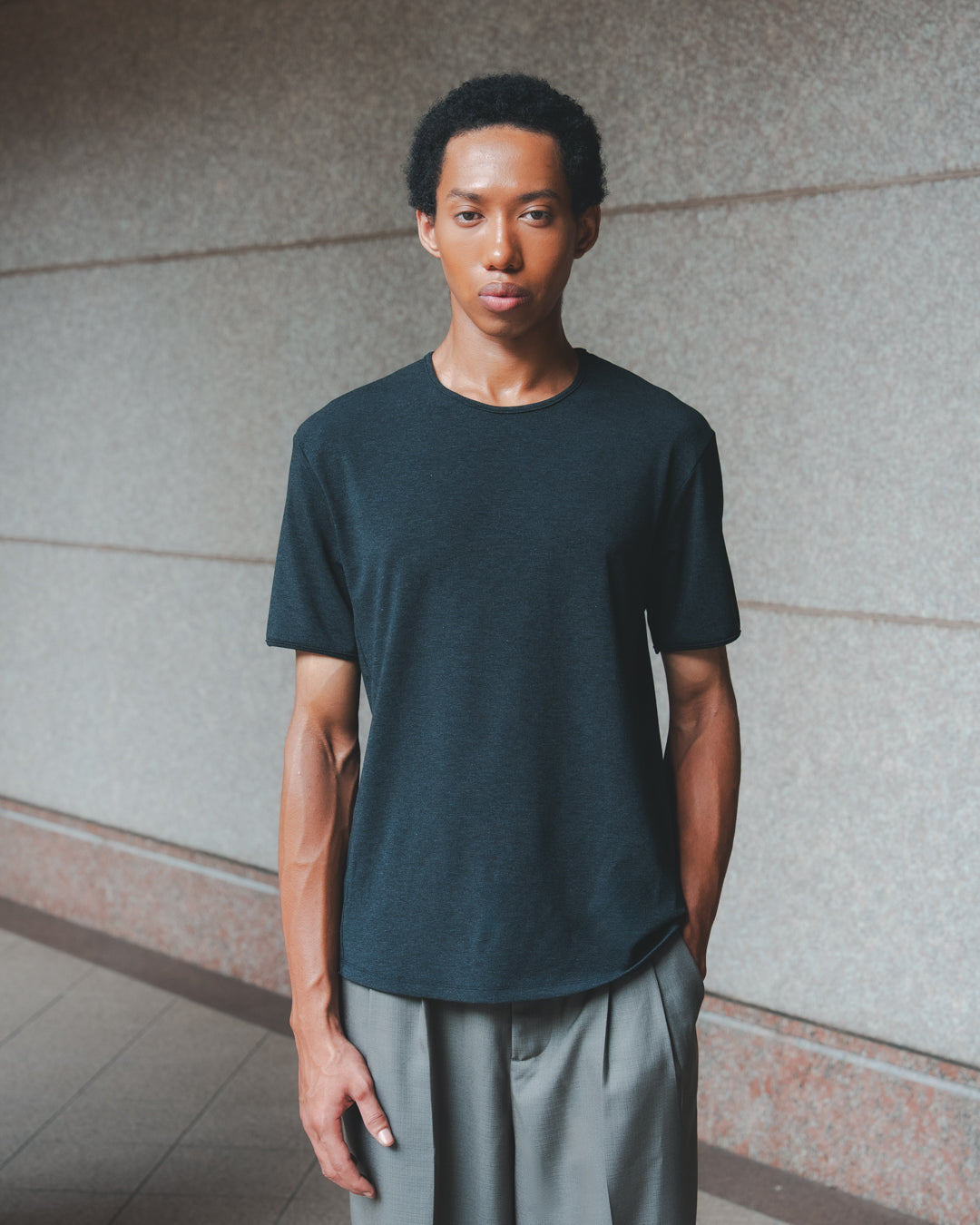 SAMBASHI - Dual Seam Lyocell Jersey Tee