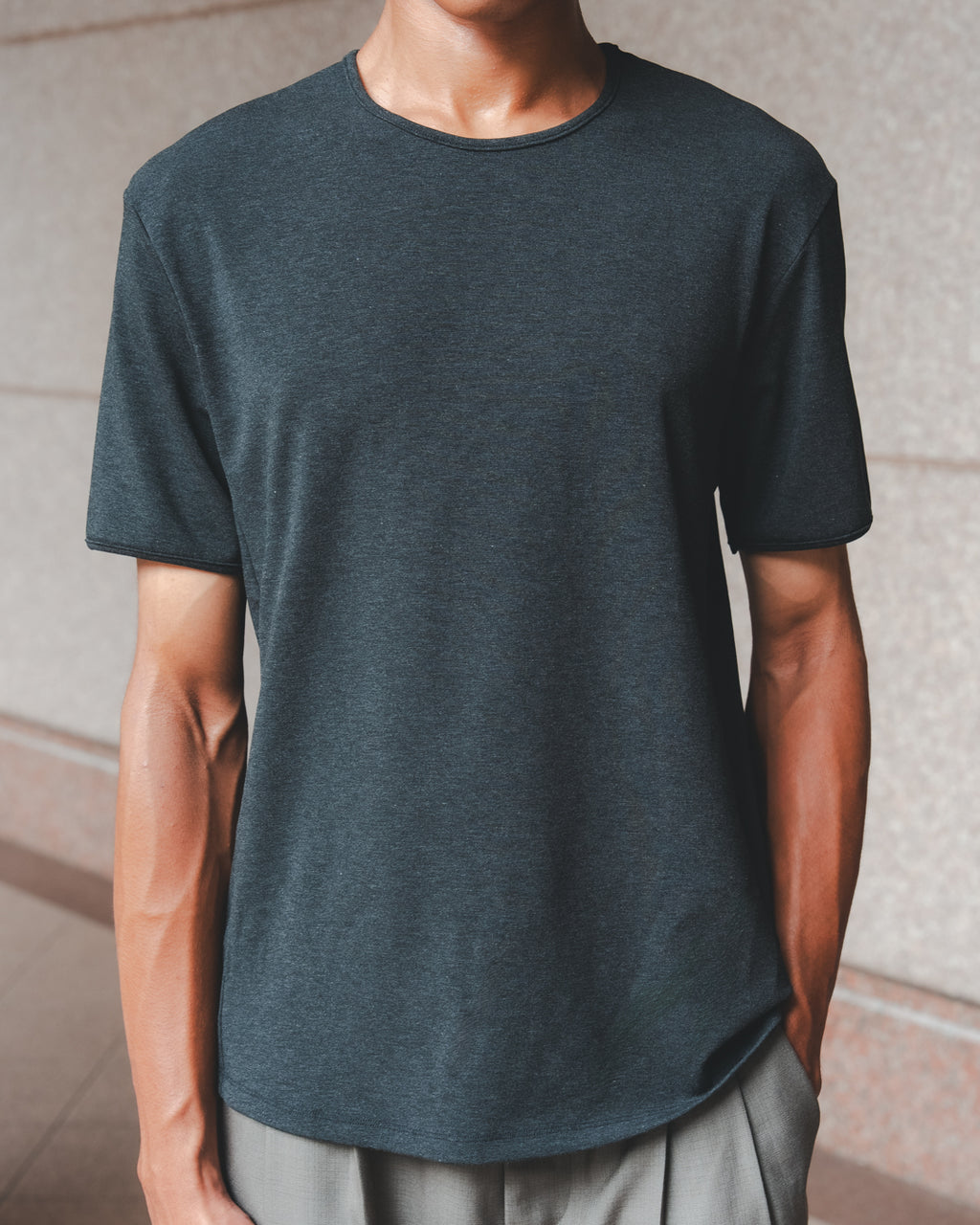 SAMBASHI - Dual Seam Lyocell Jersey Tee