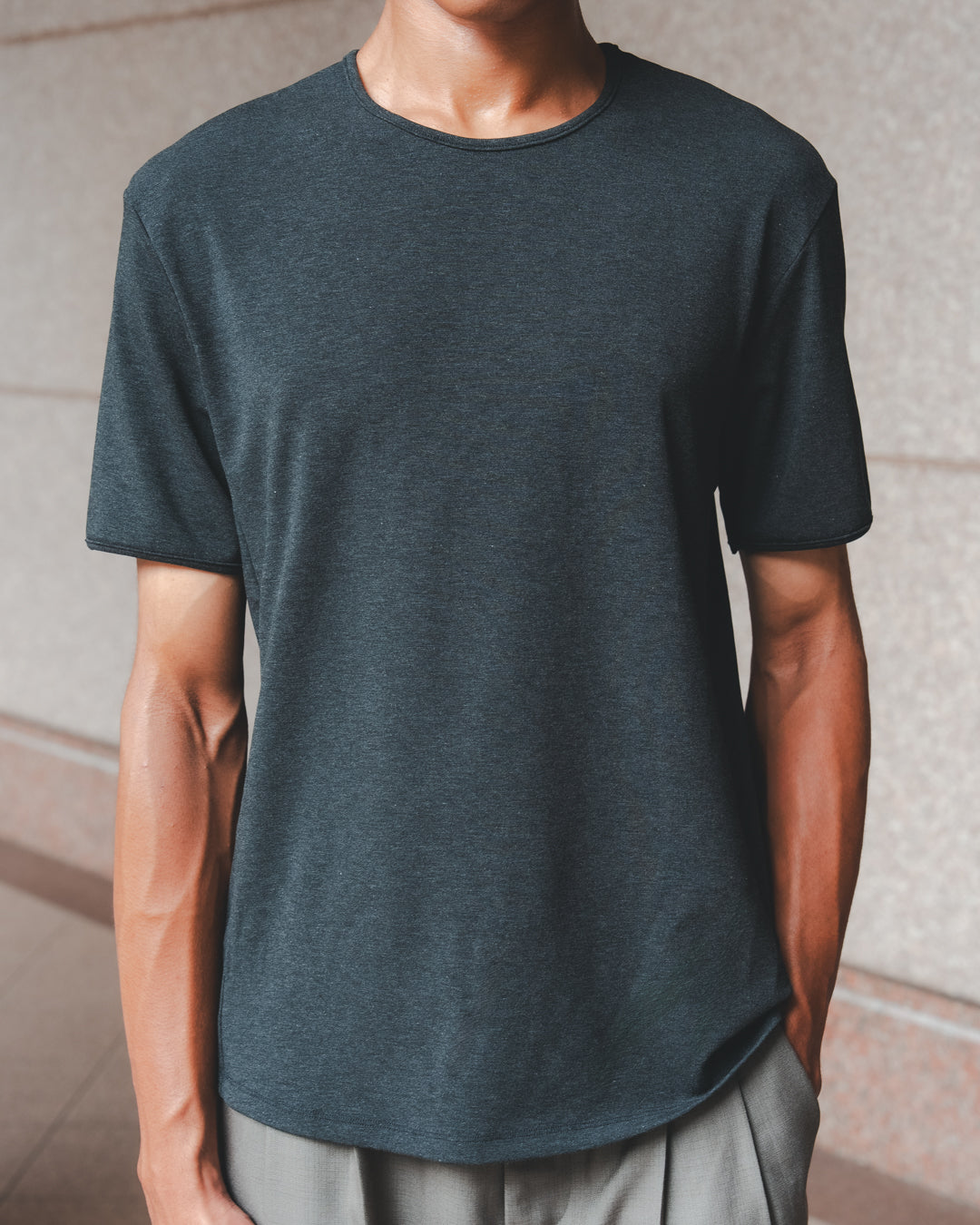 SAMBASHI - Dual Seam Lyocell Jersey Tee