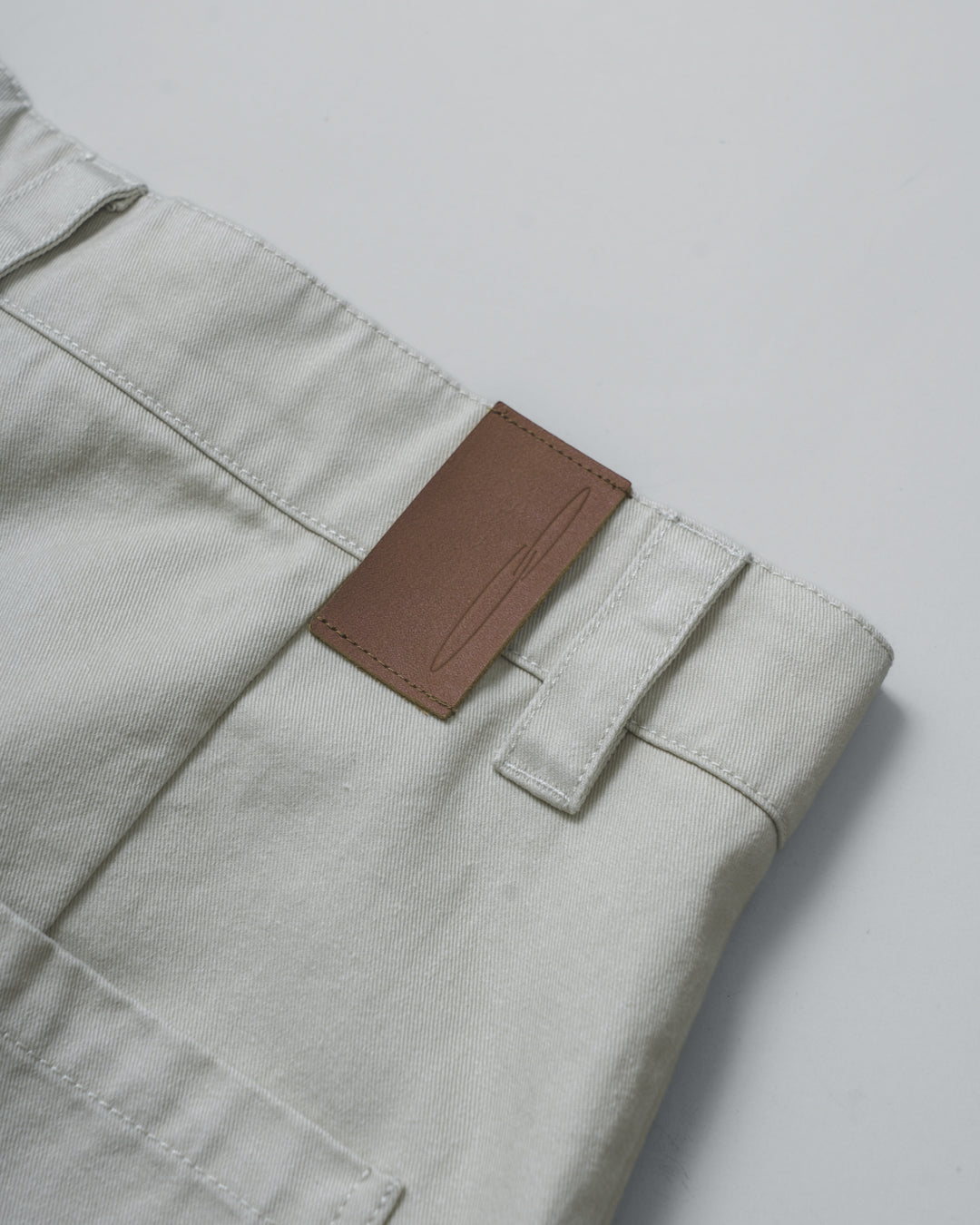 Garment Washed Twill Sanp Pants for GR - Mint Gray