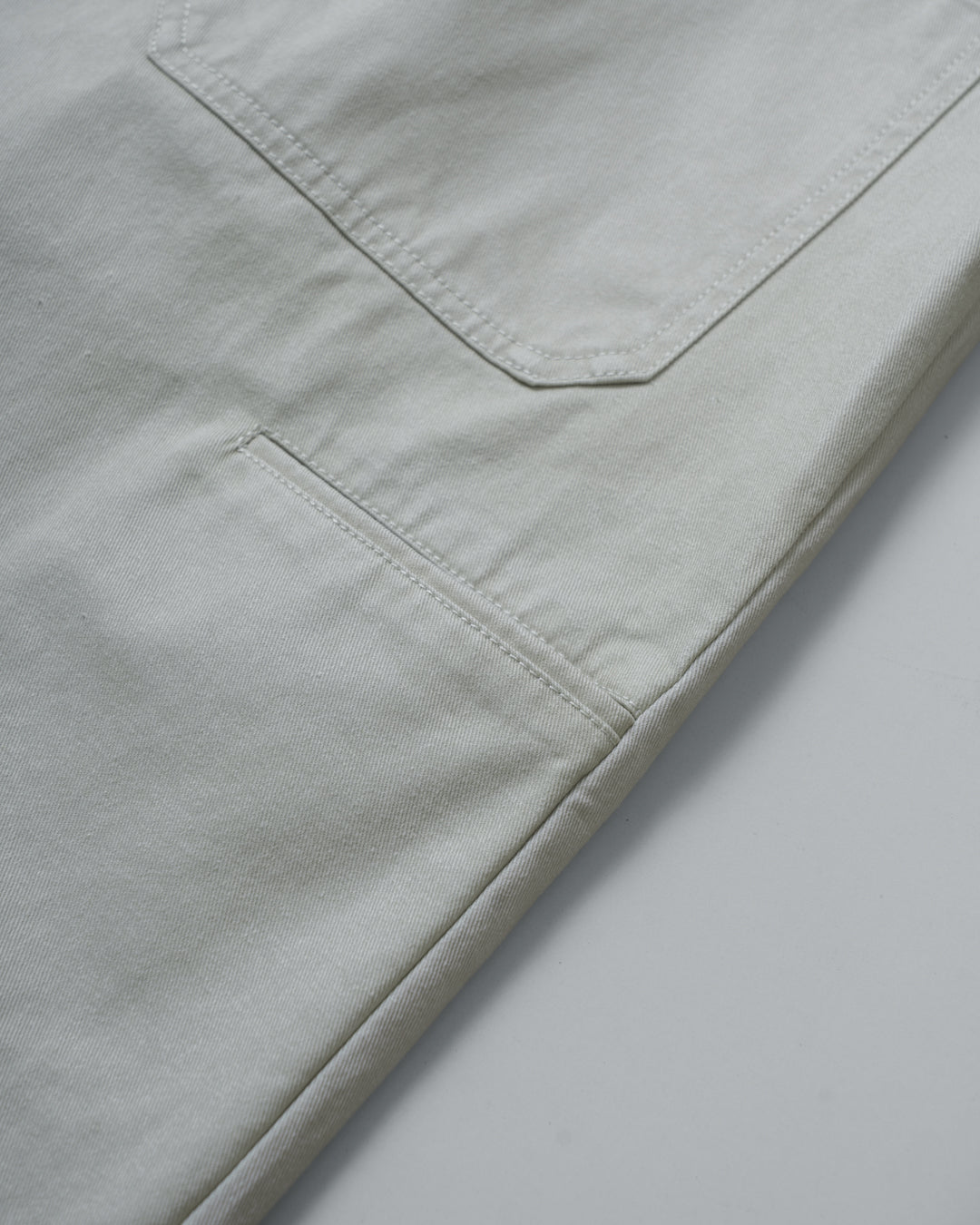 Garment Washed Twill Sanp Pants for GR - Mint Gray