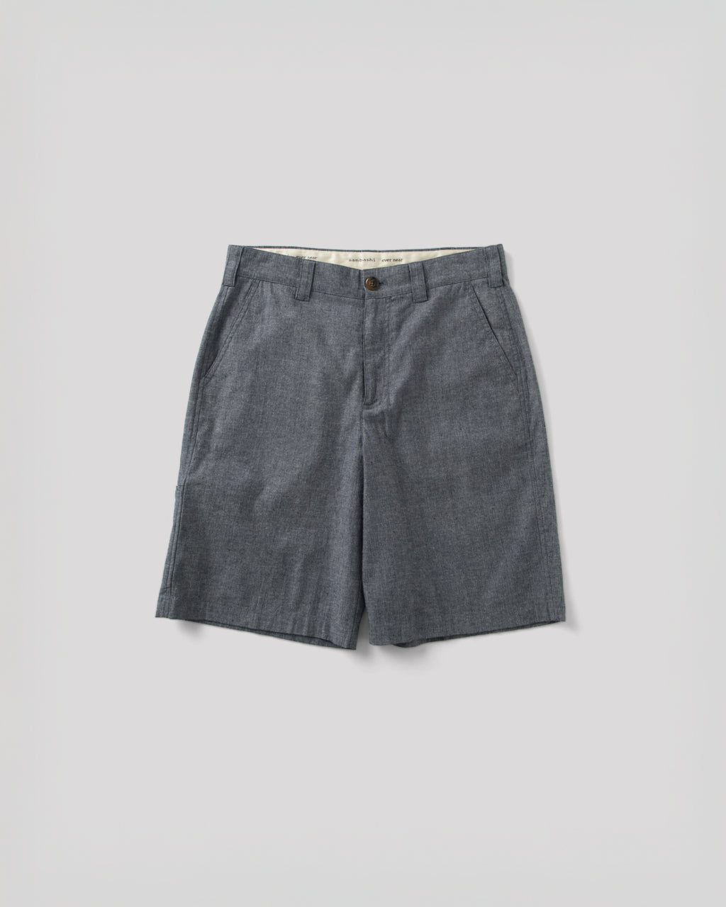 SAMBASHI - Garment Washed Linen Cotton Sanp Shorts