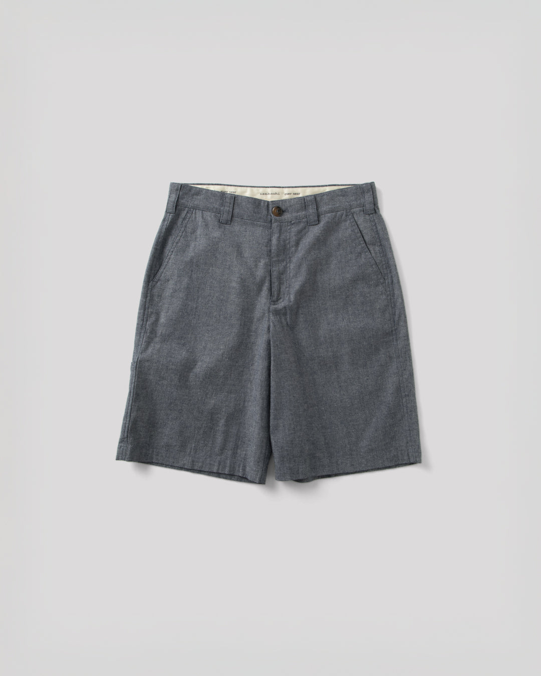 SAMBASHI - Garment Washed Linen Cotton Sanp Shorts