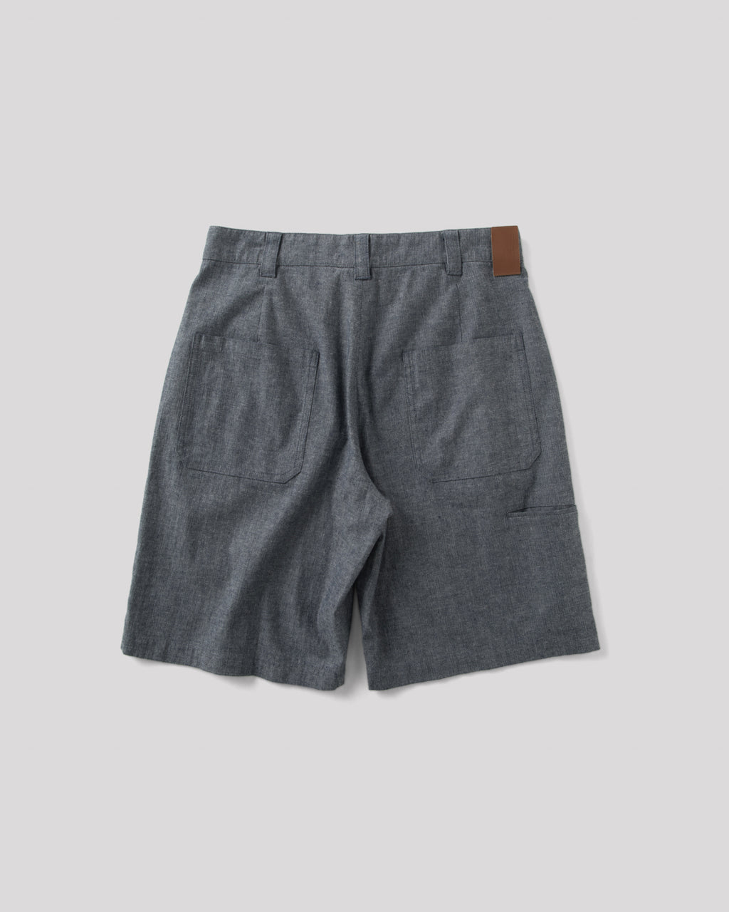 SAMBASHI - Garment Washed Linen Cotton Sanp Shorts