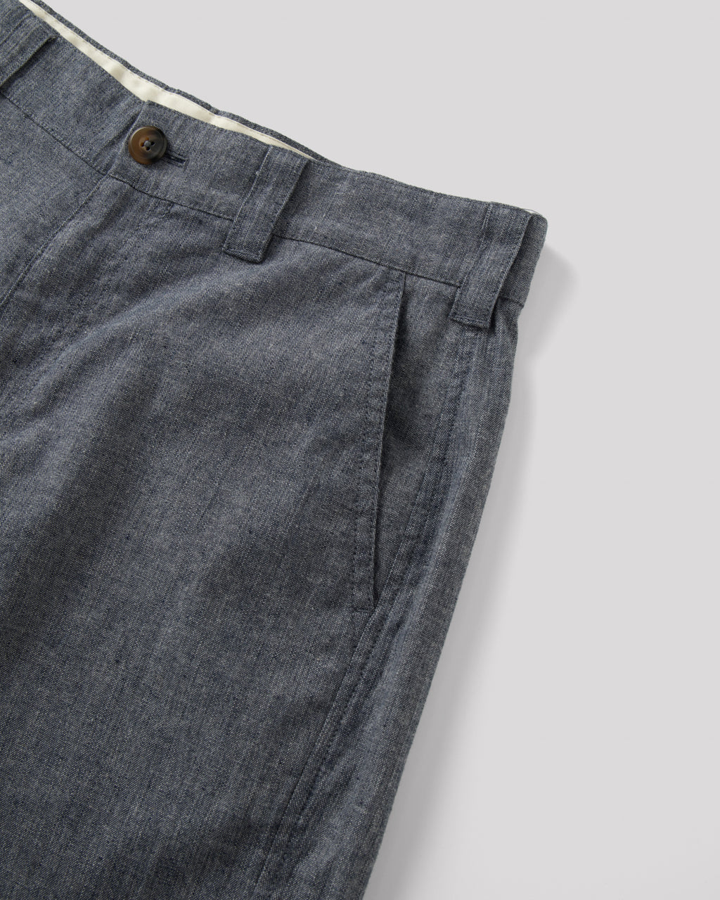SAMBASHI - Garment Washed Linen Cotton Sanp Shorts